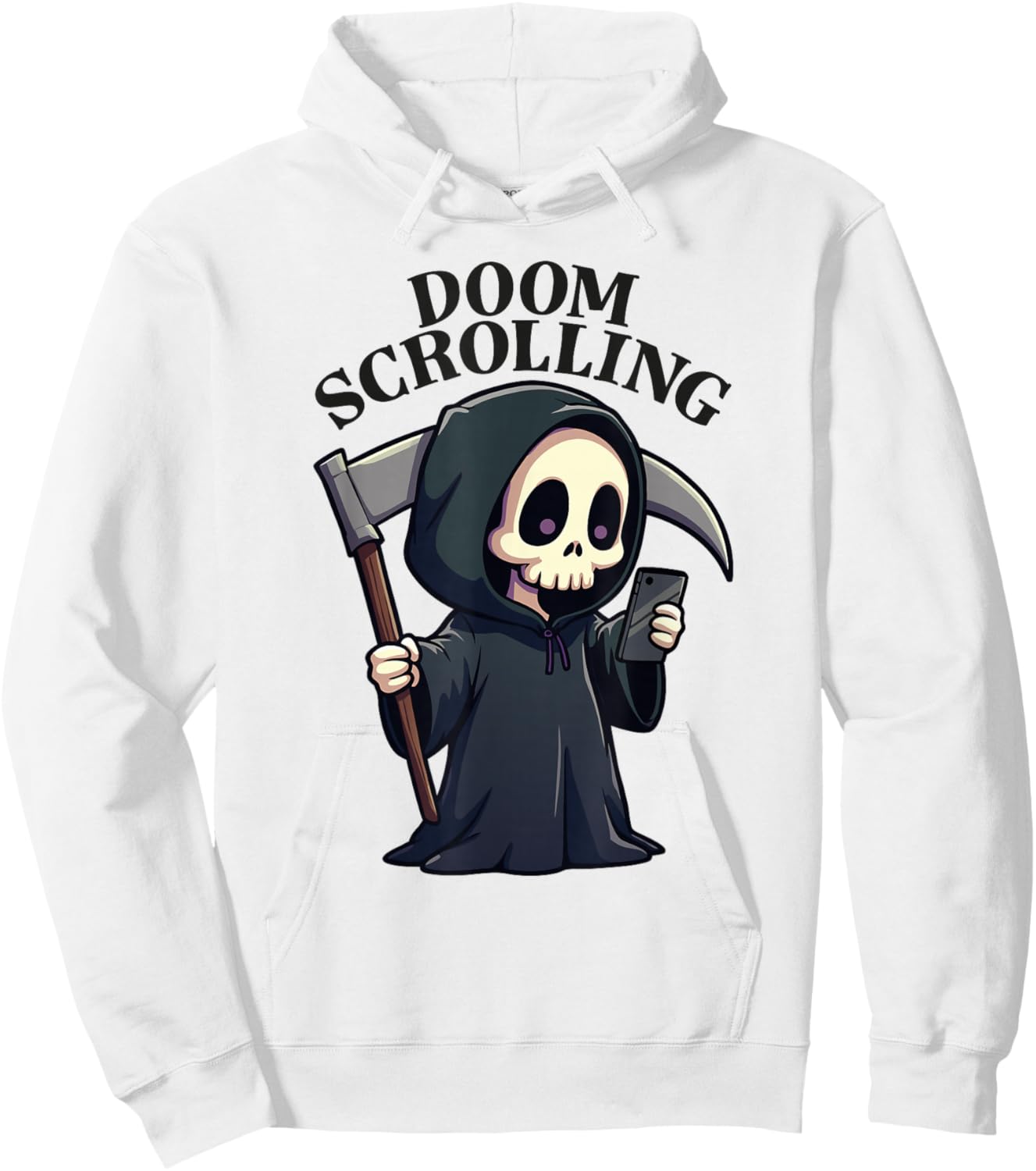 Doom Scrolling Hoodie - Hoodie | White