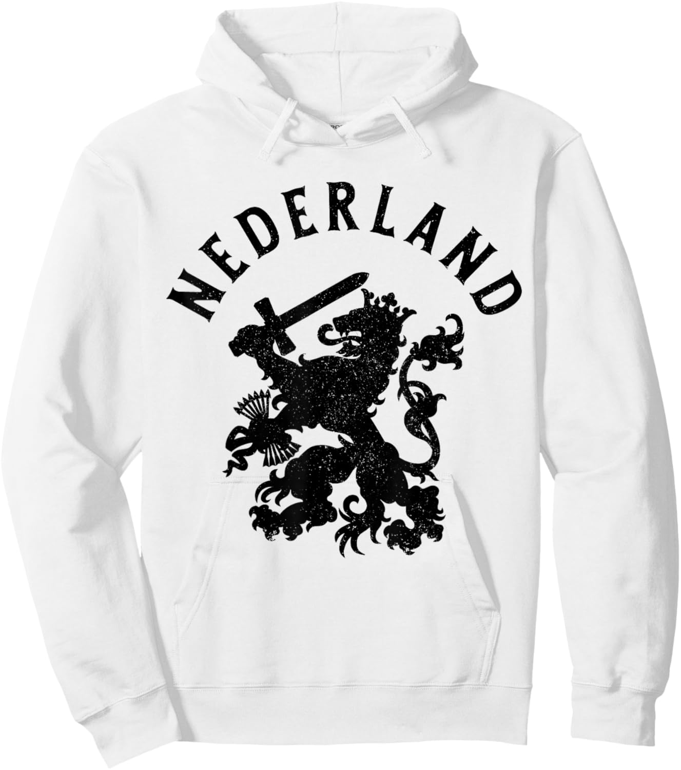 Netherlands Netherlands Lion Dutch Holland Vintage Hoodie - Hoodie | White