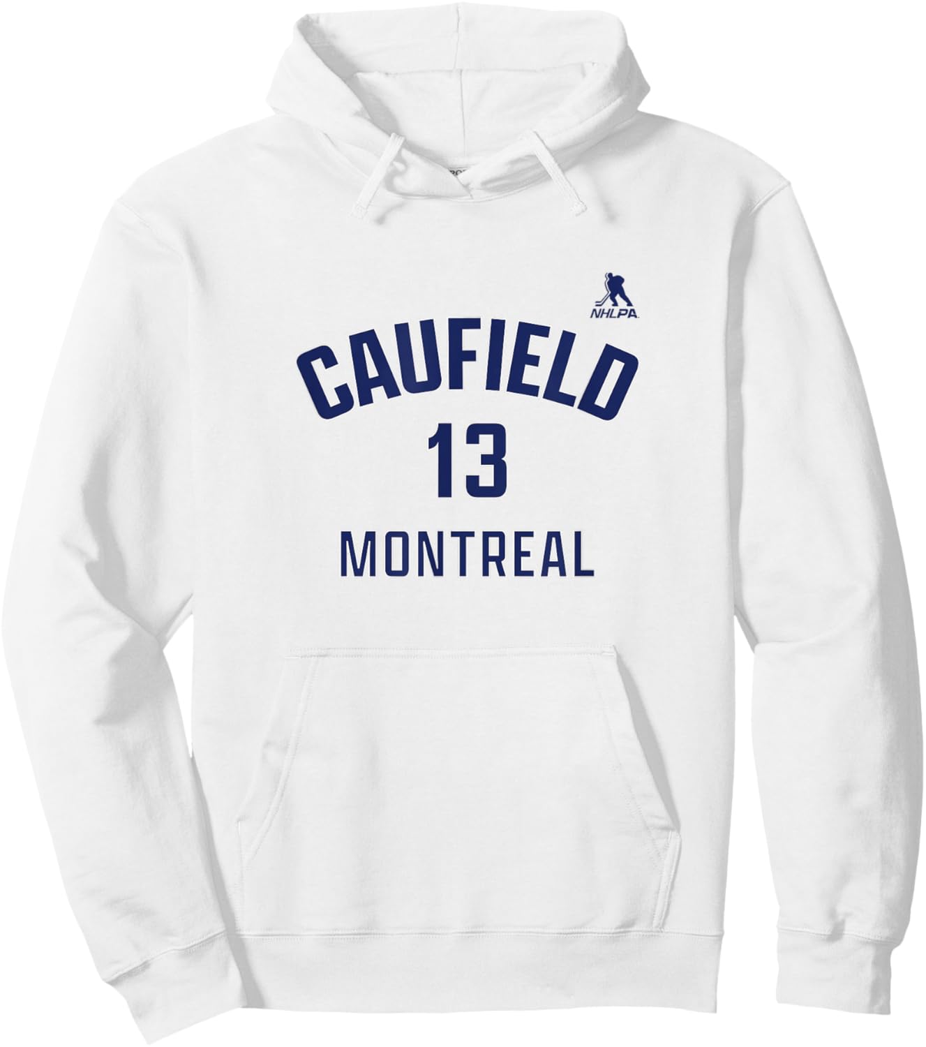 Cole Caufield: Montreal Name & Number Hoodie - Hoodie | White
