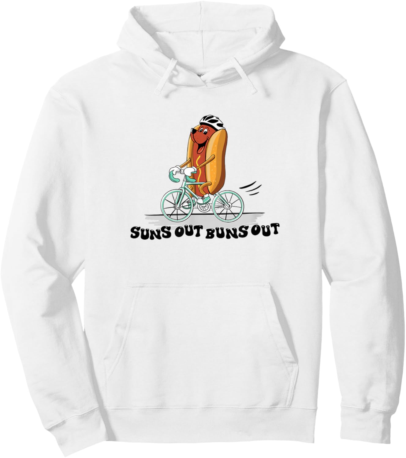 Suns Out, Buns Out Hoodie - Hoodie | White