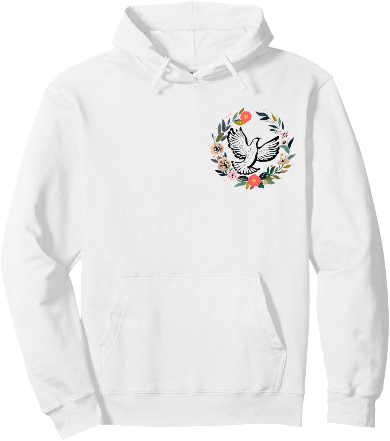 Romans 8:28 Christian Bible Verse Religious Faith Men Women Hoodie - Hoodie | White