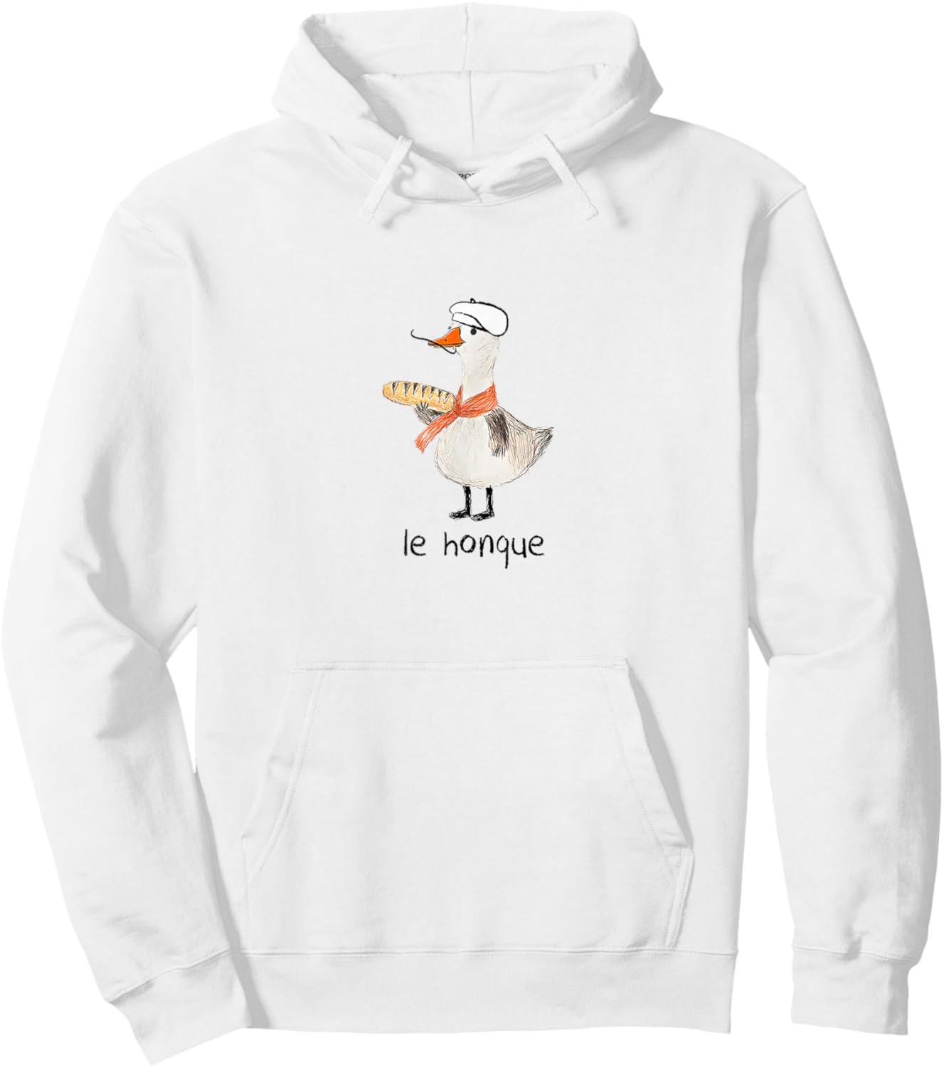 Le Honque Goose Hoodie - Hoodie | White