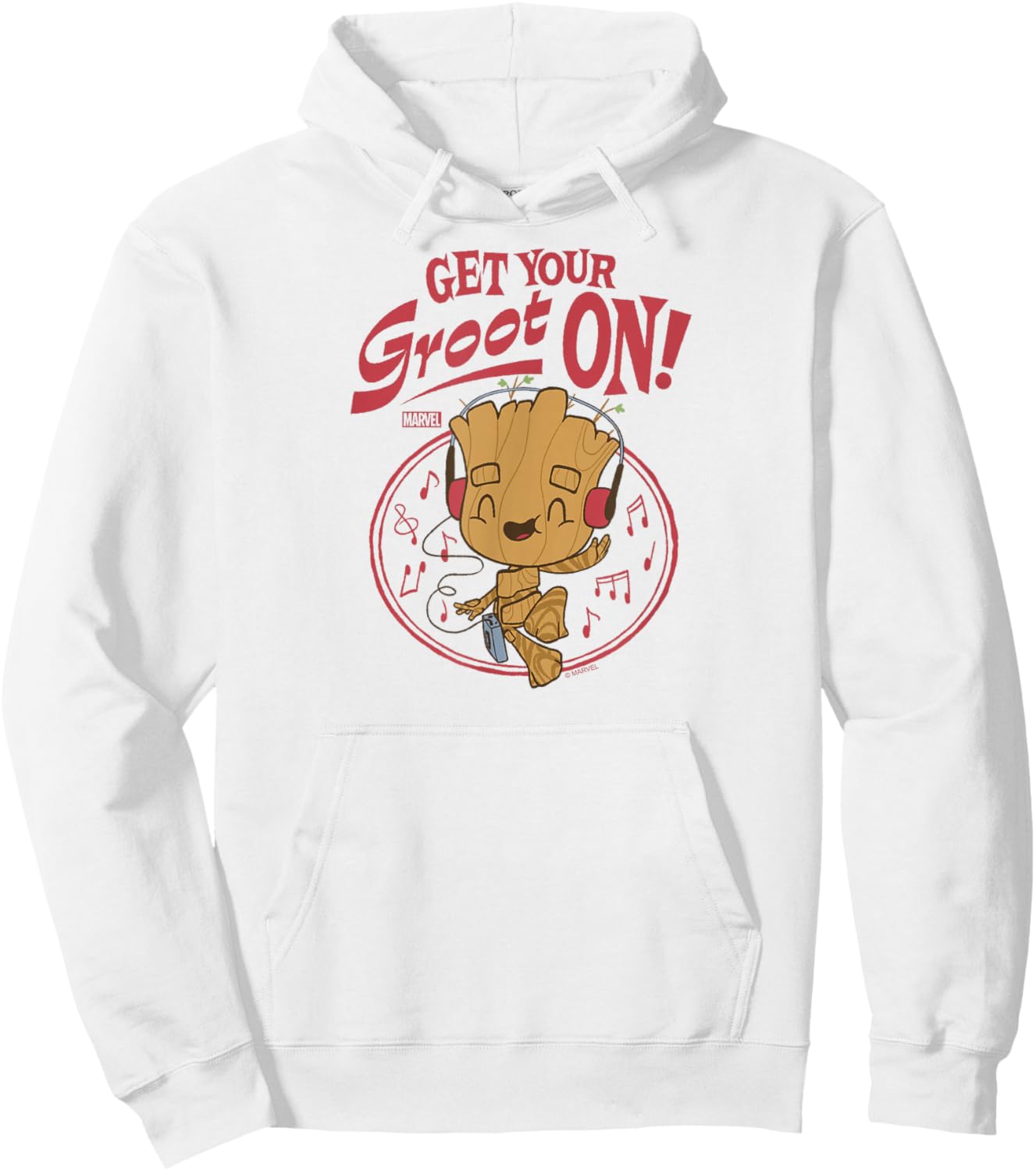 Guardians Of The Galaxy - Get Your Groot On Baby Groot Hoodie - Hoodie | White