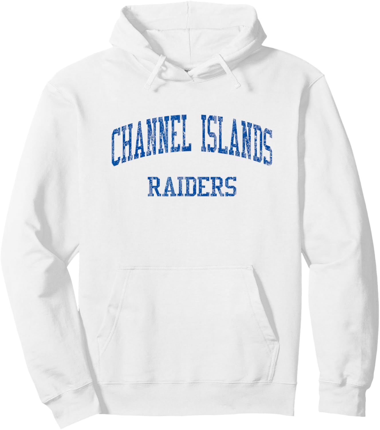 Channel Islands High School HS Oxnard CA Vintage Sports Hoodie - Hoodie | White