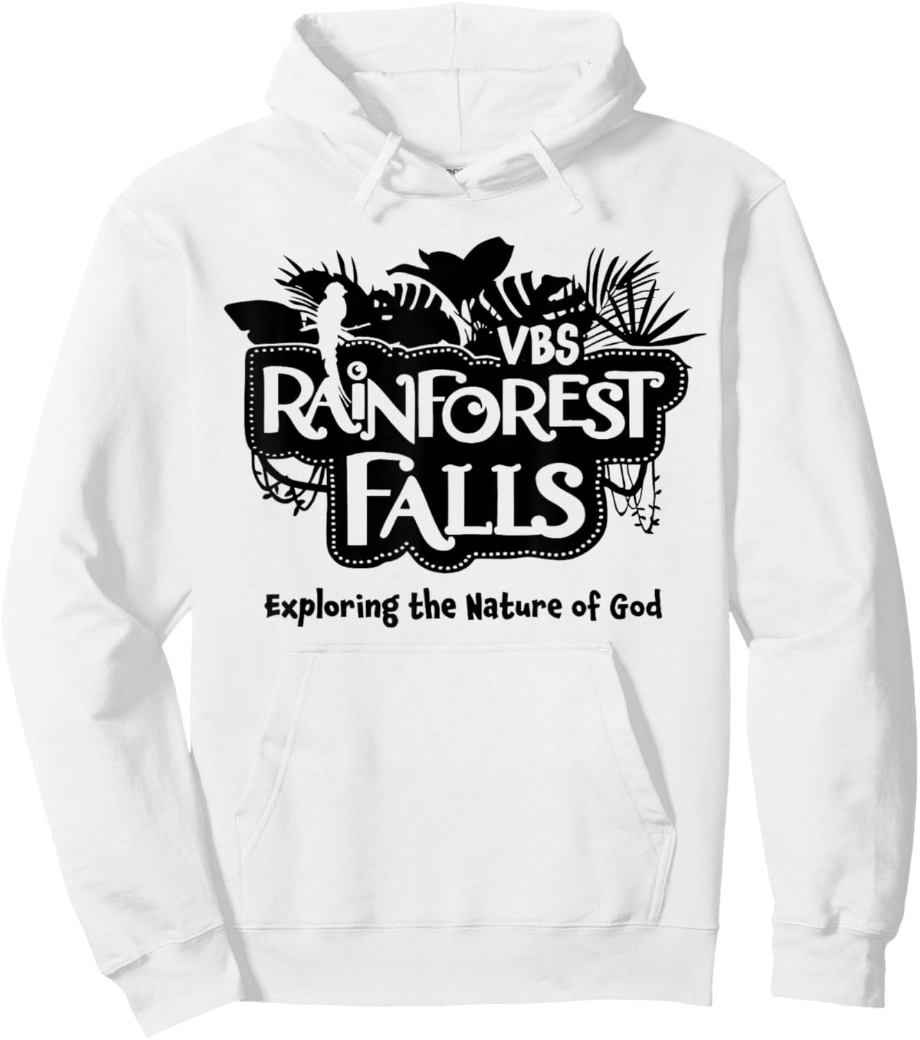 Rainforest Falls VBS 2026 Exploring The Nature of God Gift Hoodie - Hoodie | White