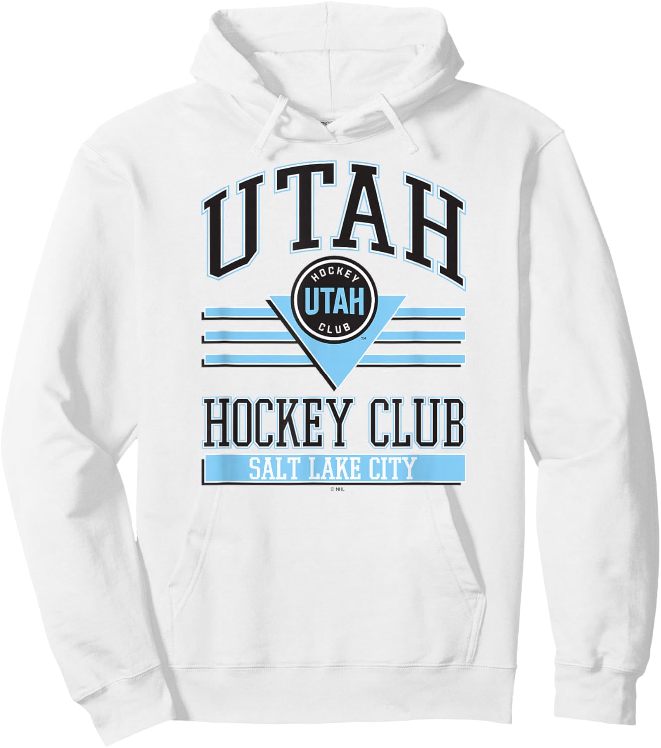 Utah Hockey Club Heather Gray Officially Licensed Hoodie - Hoodie | White