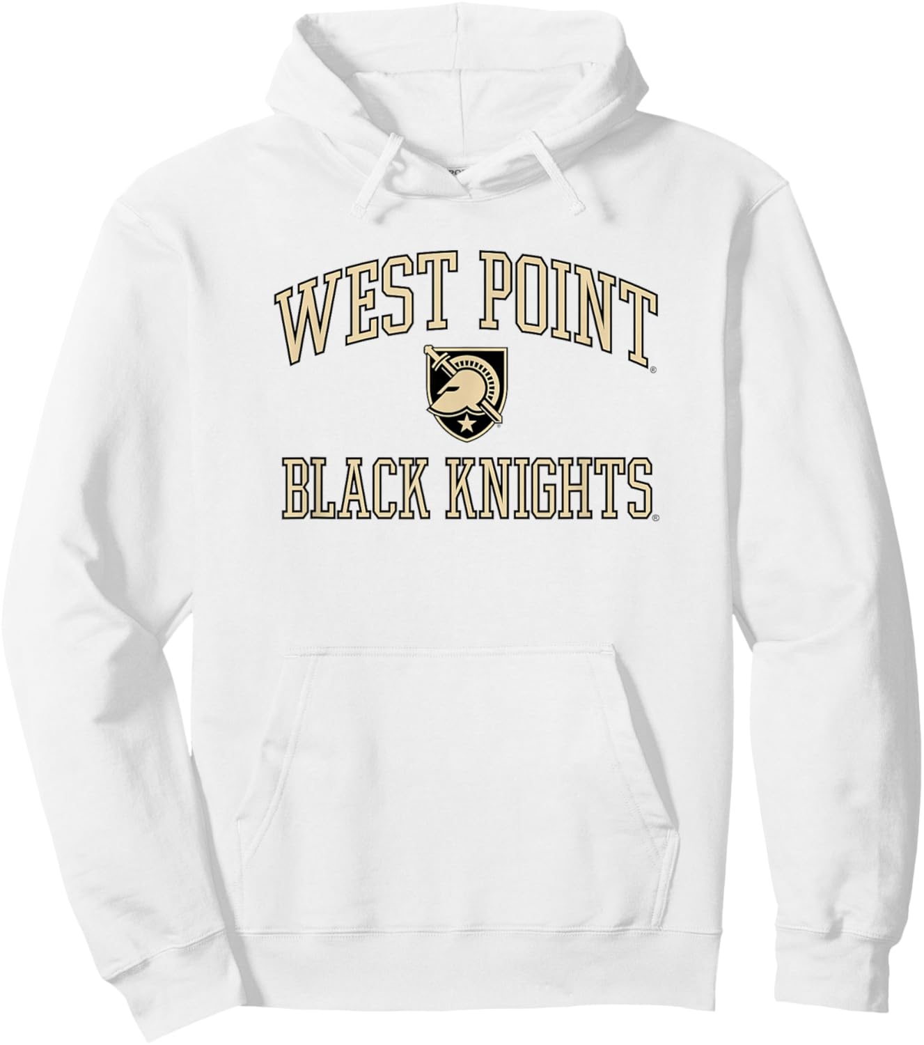 Army Black Knights West Point Icon Logo Officially Licensed Hoodie - Hoodie | White