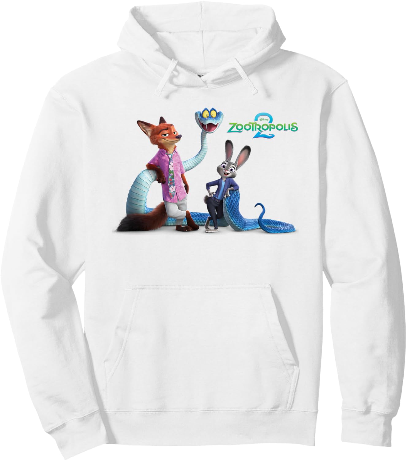 Zoomania Characters Hoodie - Hoodie | White