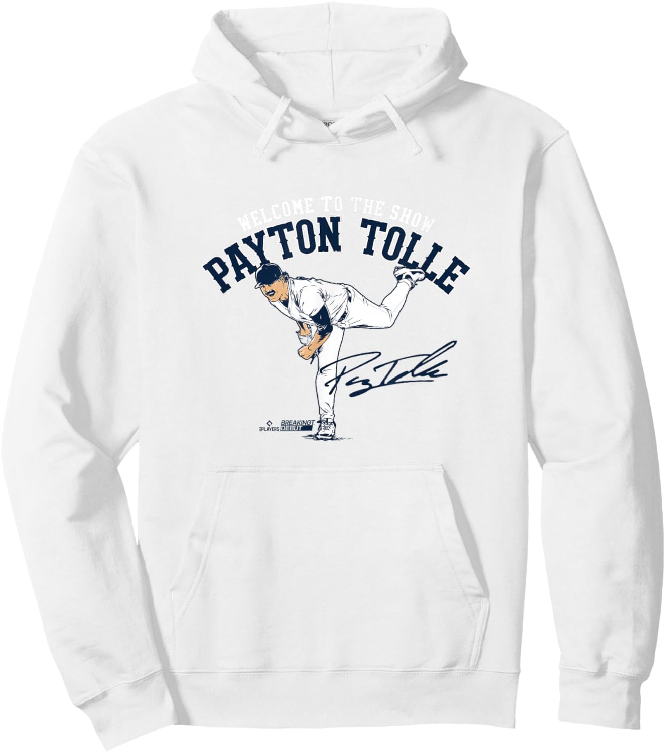 Payton Tolle - Welcome to The Show - Boston Baseball Hoodie - Hoodie | White