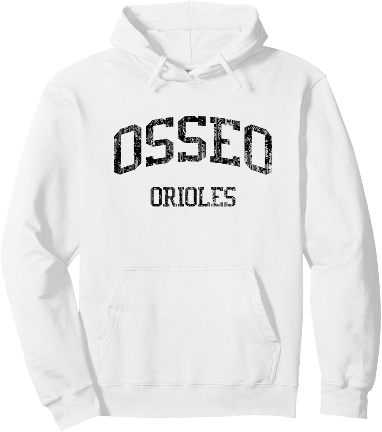 Osseo High School HS Osseo MN Vintage Sports Hoodie - Hoodie | White