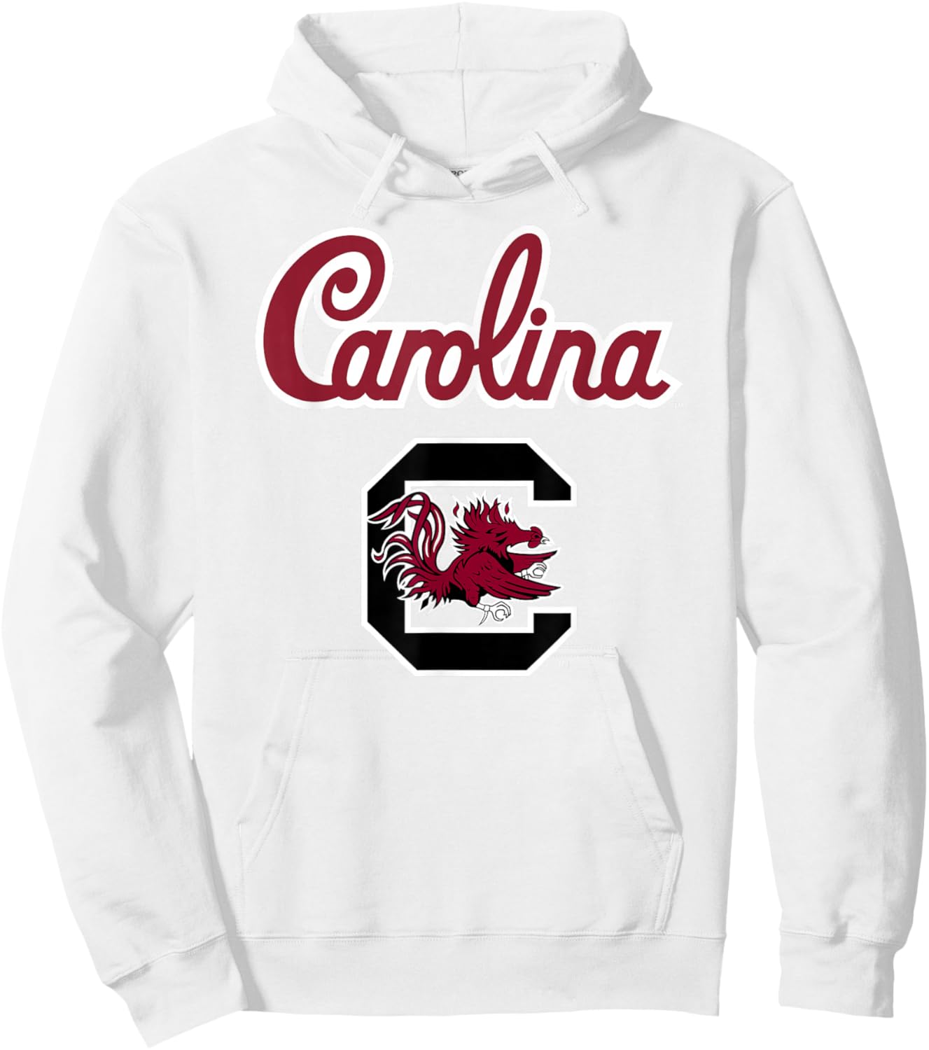 South Carolina Gamecocks Classic Gray Officially Licensed Hoodie - Hoodie | White