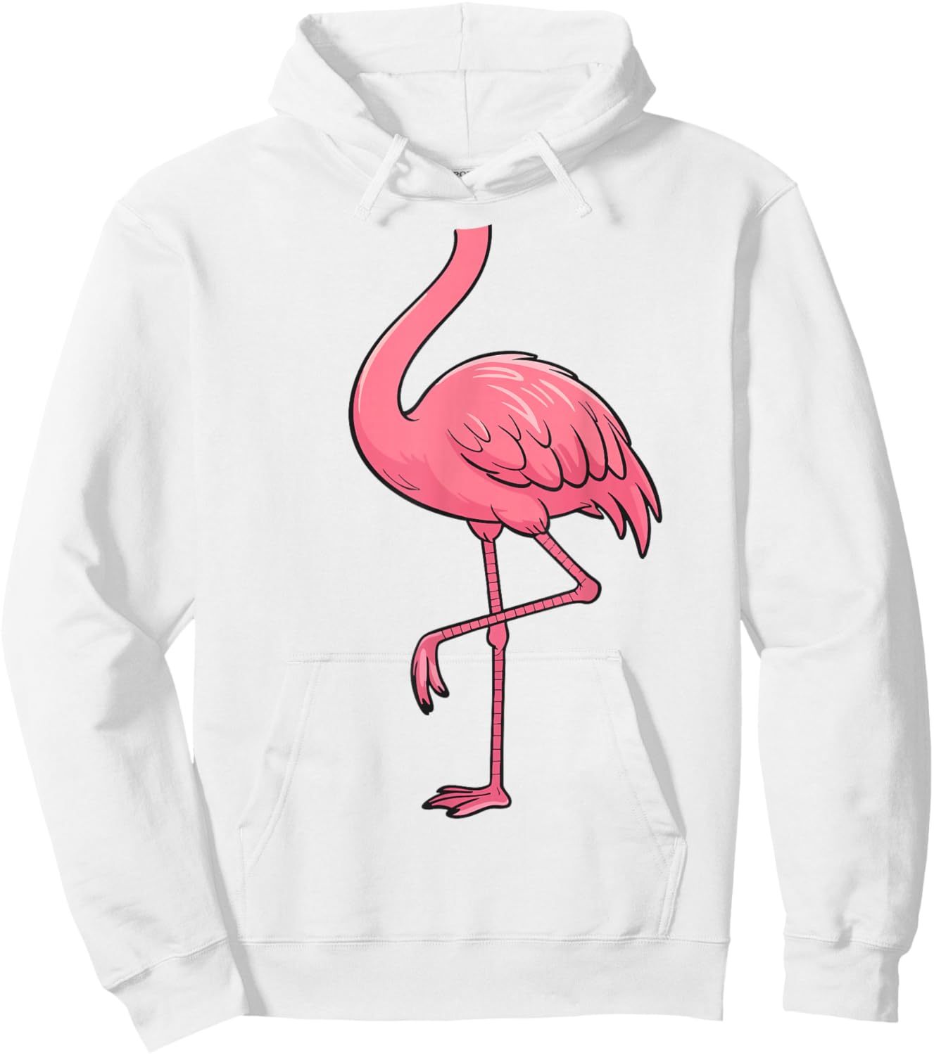 Flamingo Shirt Adult Men Women Kids Pink Flamingo Costume Hoodie - Hoodie | White