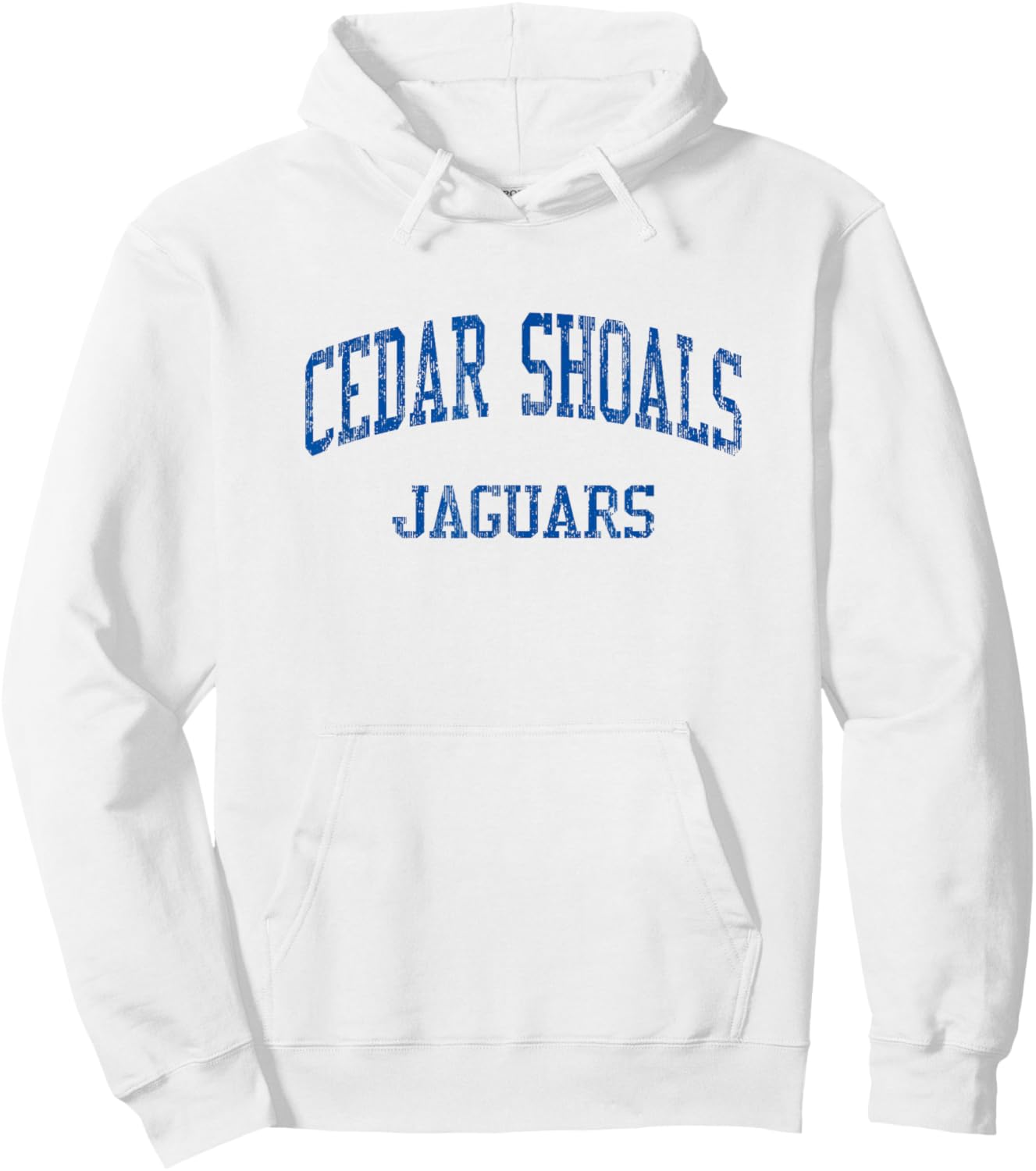 Cedar Shoals High School HS Athens GA Vintage Sports Hoodie - Hoodie | White
