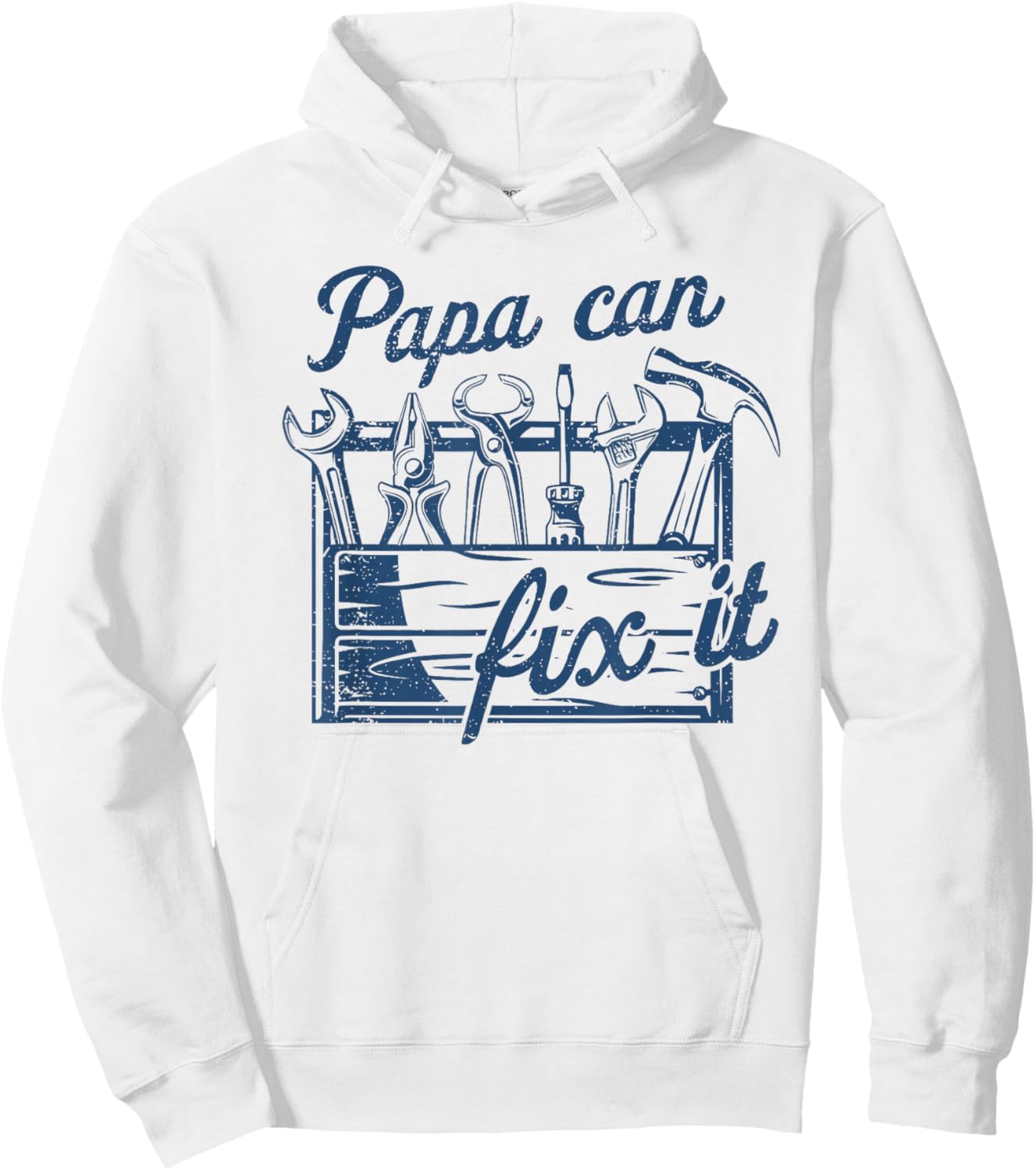 Papa Can Fix it Hoodie - Hoodie | White