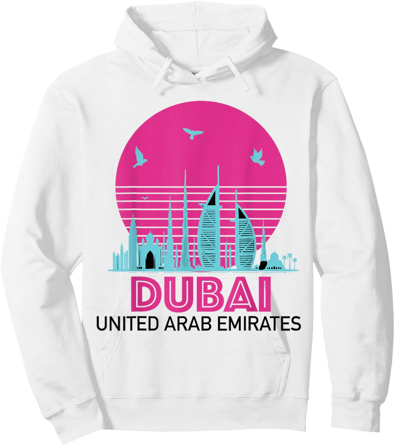 Souvenirs From Dubai UAE United Arab Emirate Reminder Hoodie - Hoodie | White