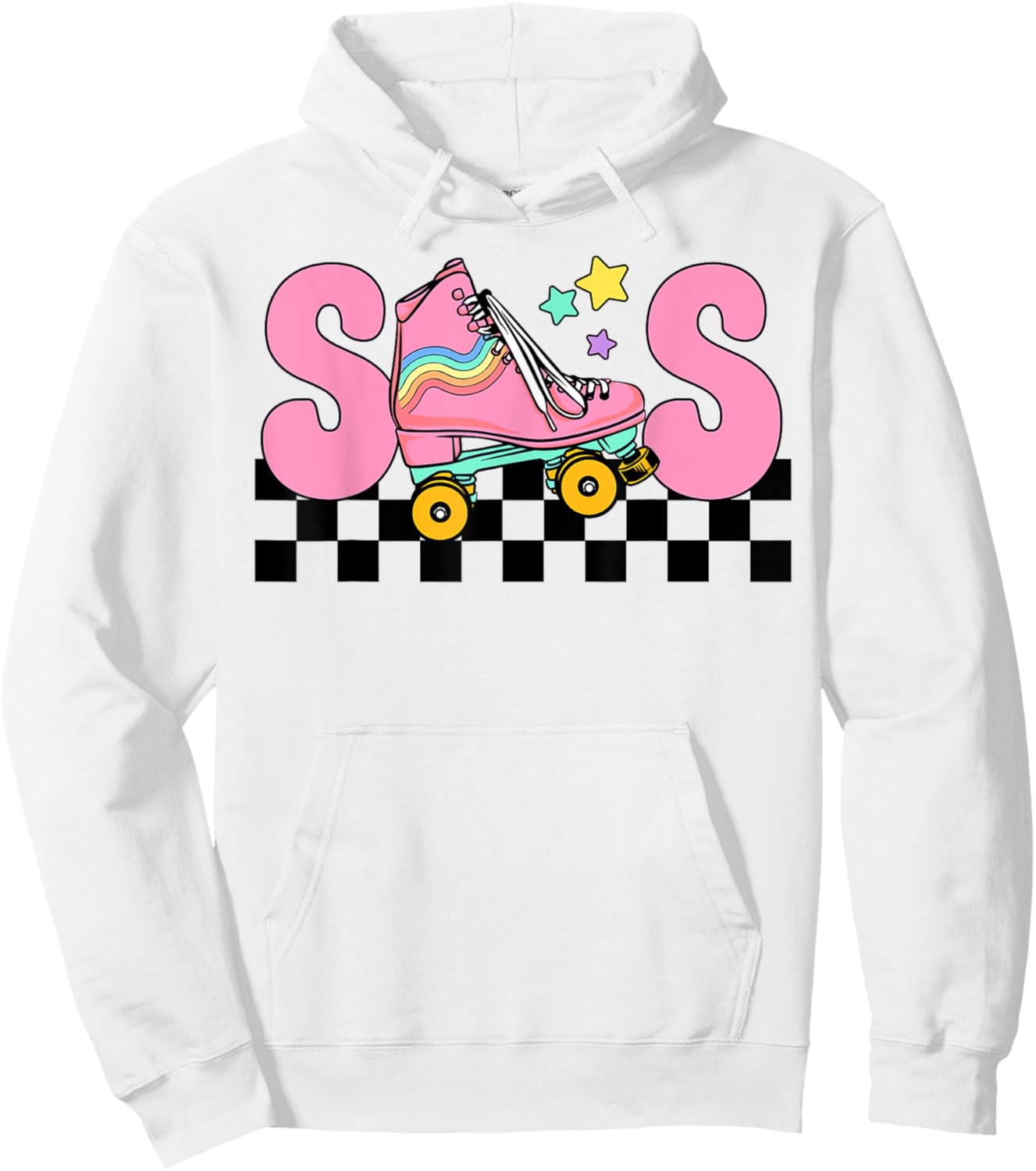 Sister Rolling Into Birthday Roller Skating Family Matching Hoodie - Hoodie | White