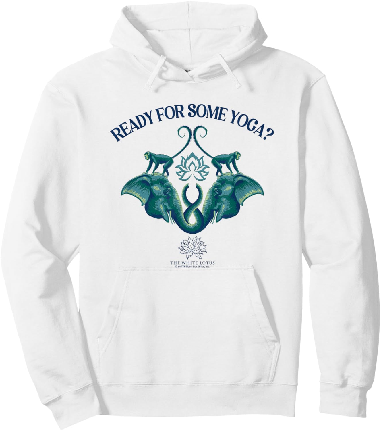 The White Lotus HBO Original Series Yoga Hoodie - Hoodie | White