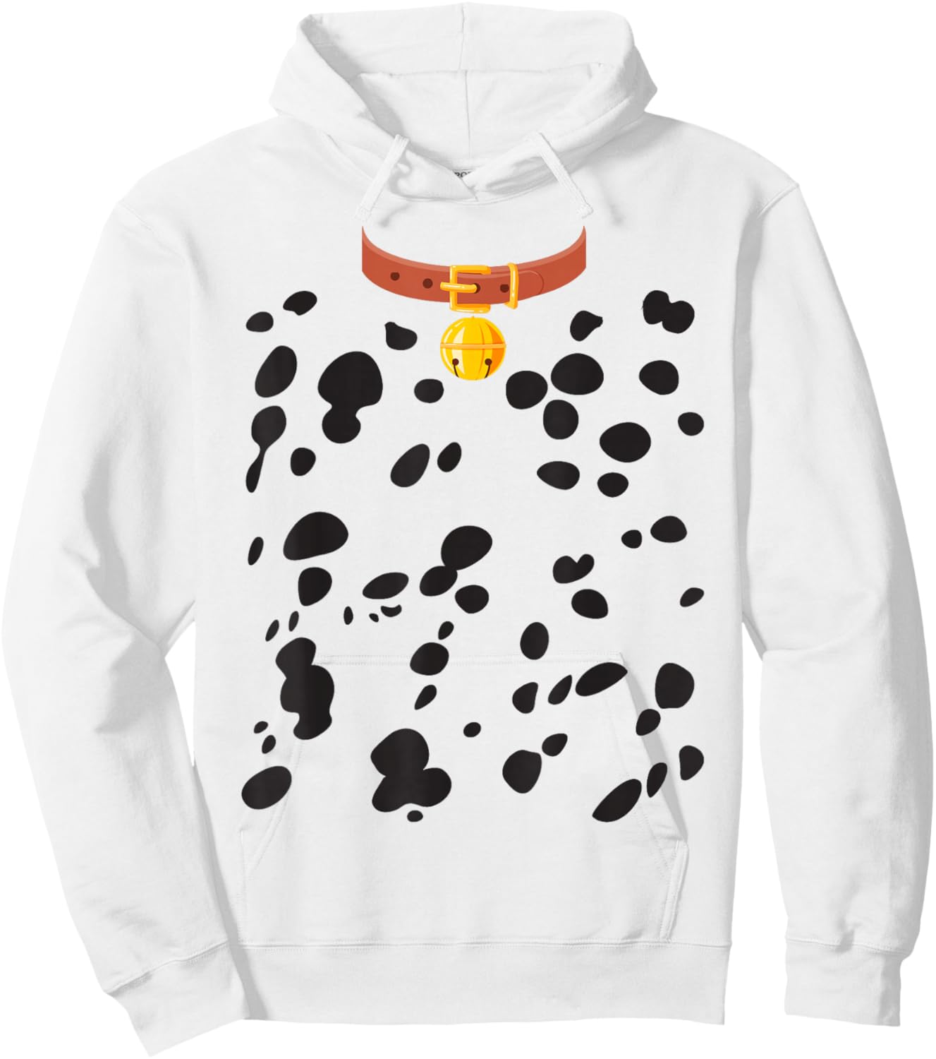 Dalmatian Dog Costume Dalmatian Dots Puppy Print Halloween Hoodie - Hoodie | White