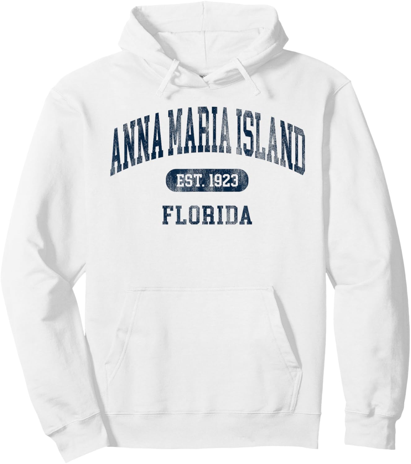 Anna Maria Island Florida Retro Preppy Throwback Souvenir Hoodie - Hoodie | White
