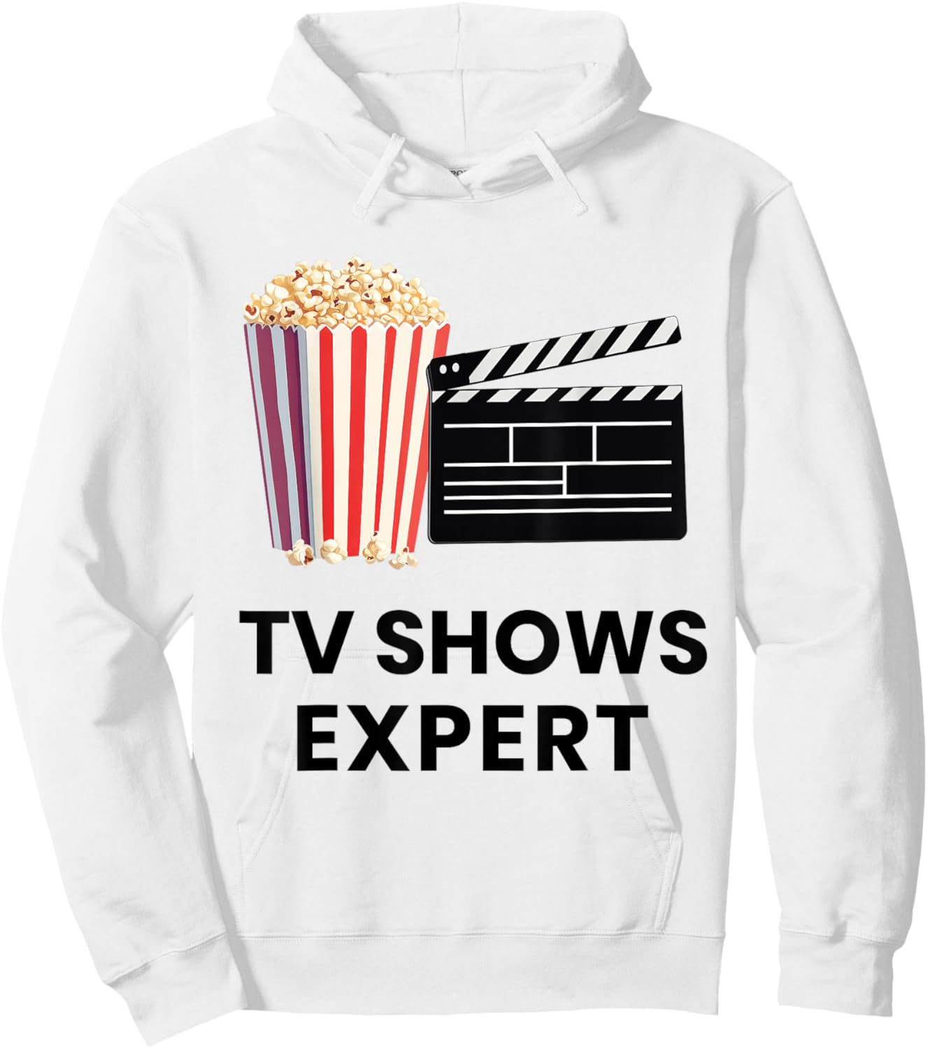 Funny Gift TV Shows Expert Hoodie - Hoodie | White