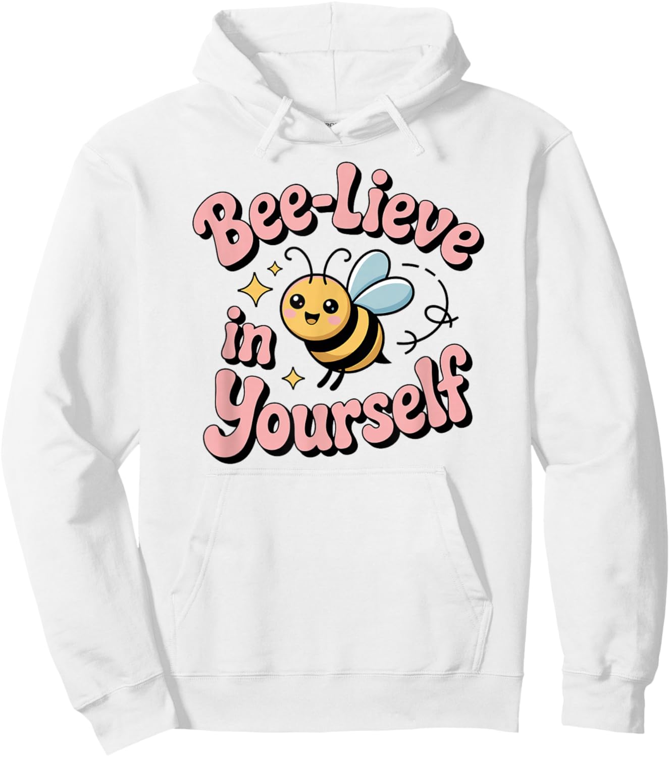 Cute Spelling Bee, Bee-Lieve, Kids and Teachers School Fun Hoodie - Hoodie | White