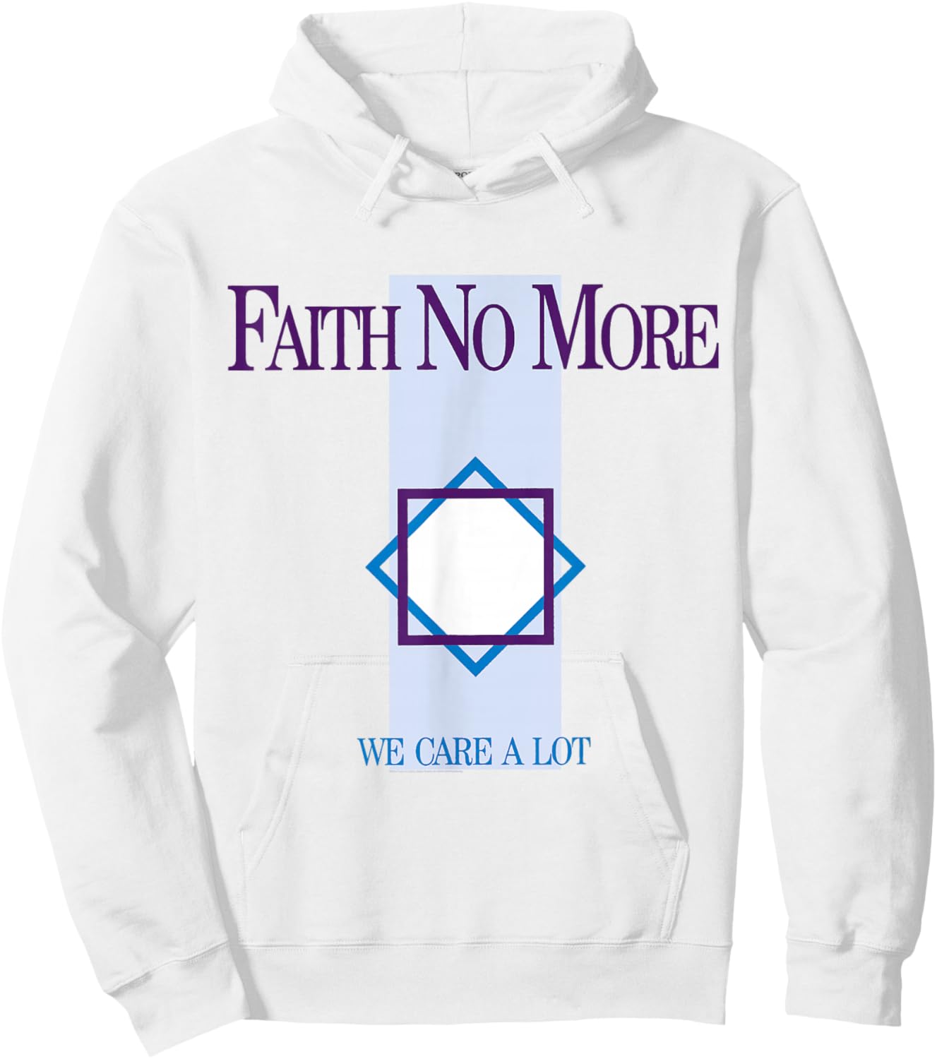 Offiziell Faith No More We Care a Lot Album Retro Band Hoodie - Hoodie | White