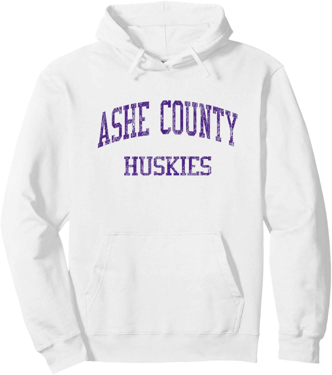 Ashe County High School HS West Jefferson NC Vintage Sports Hoodie - Hoodie | White