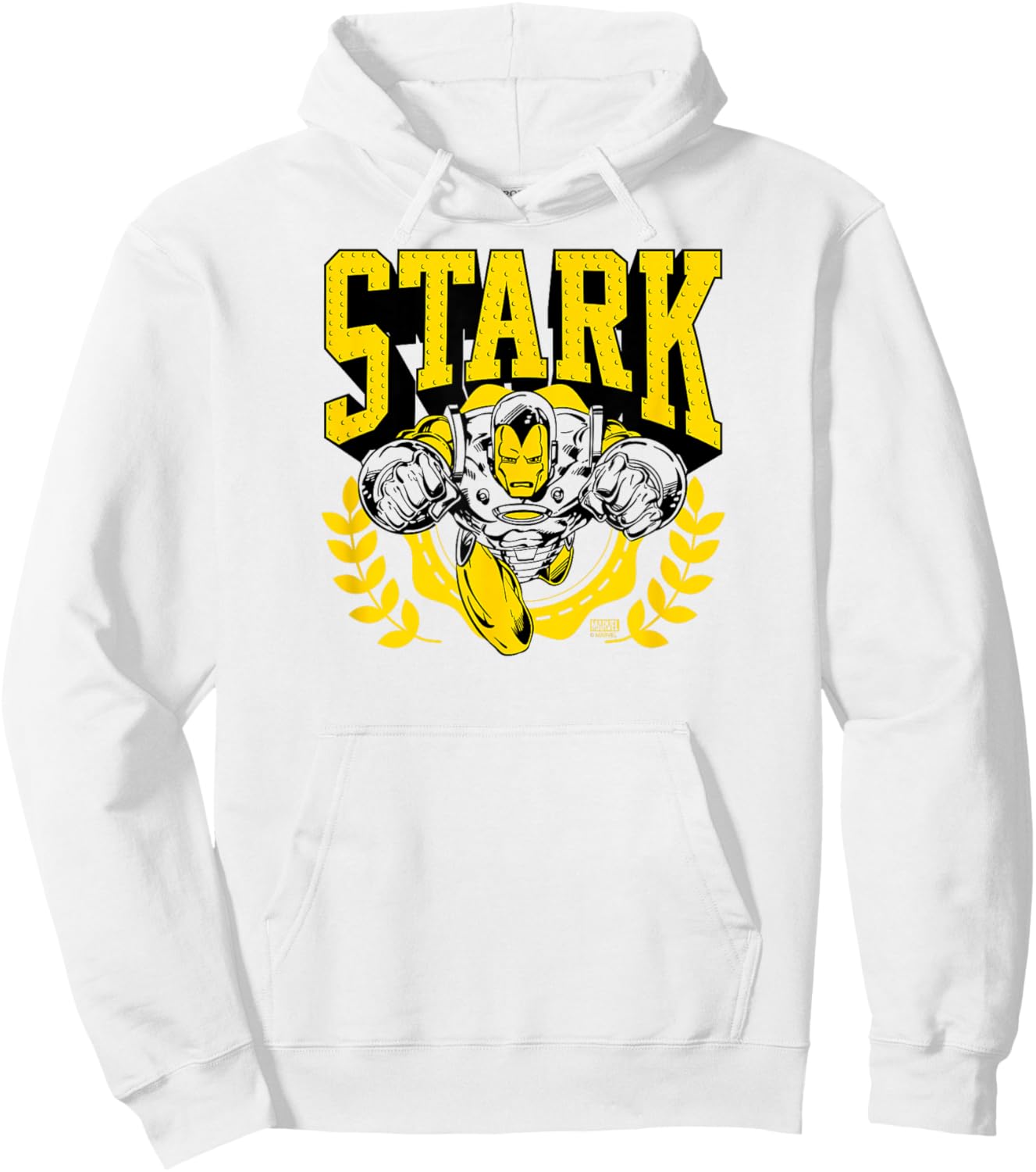 Iron Man - Stark Collegiate Hoodie - Hoodie | White