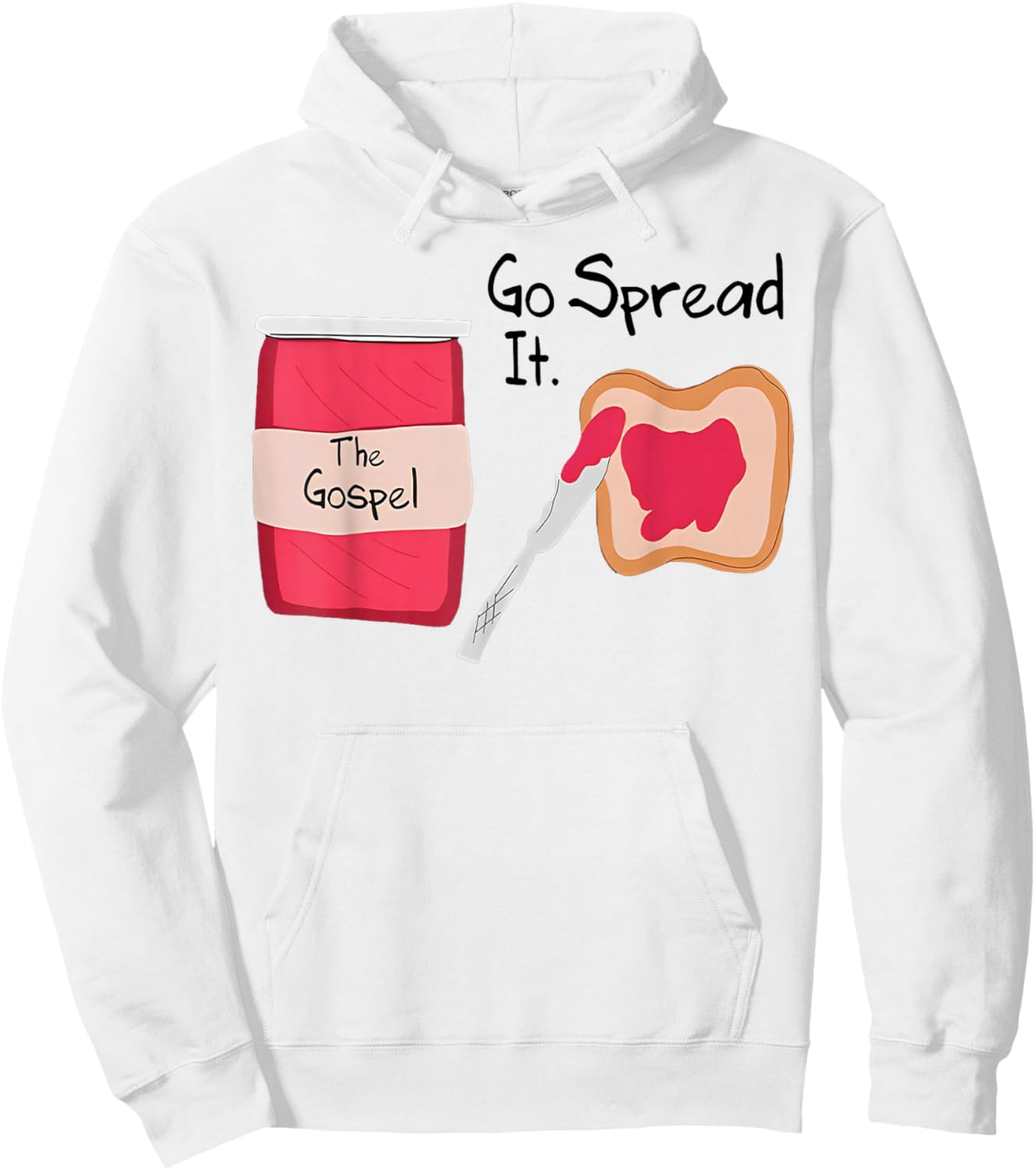 The Gospel Go Spread It Hoodie - Hoodie | White