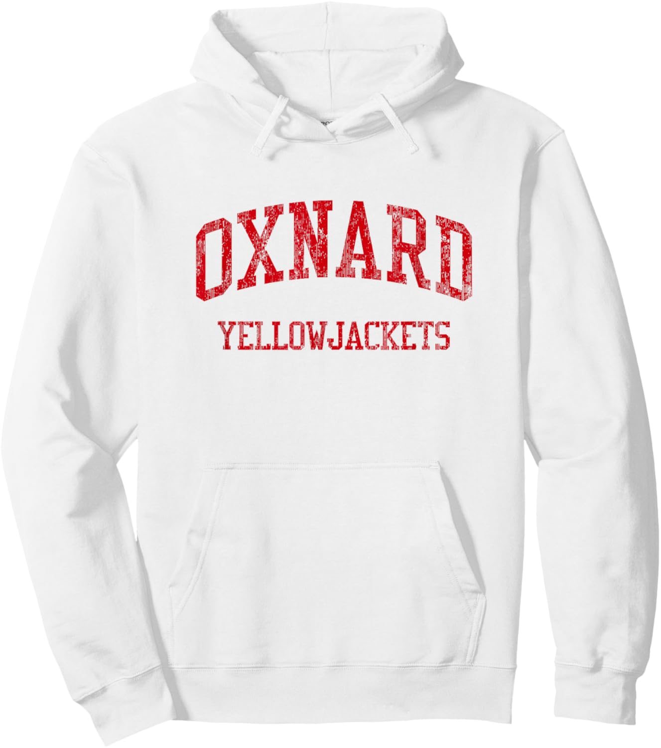 Oxnard High School HS Oxnard CA Vintage Sports Hoodie - Hoodie | White