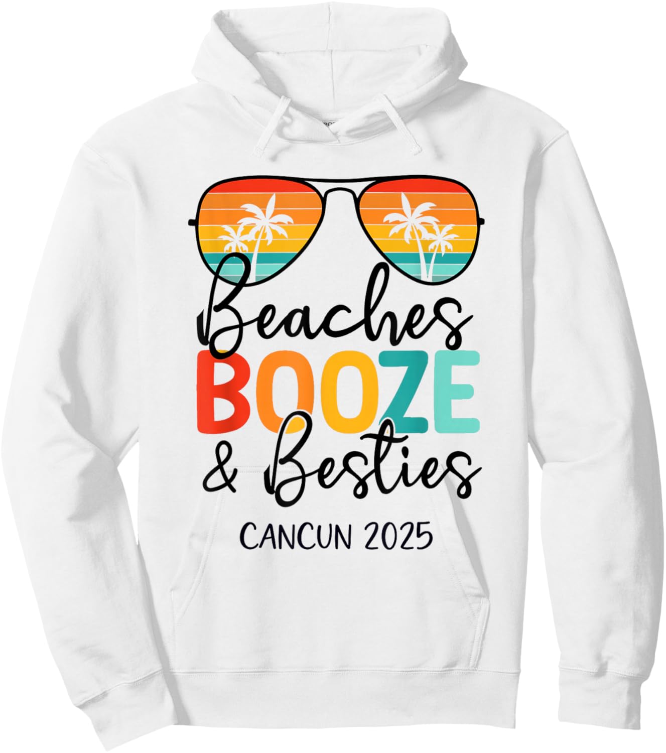 Girls Trip 2025 Cancun Mexico Weekend Summer Vacation Hoodie - Hoodie | White