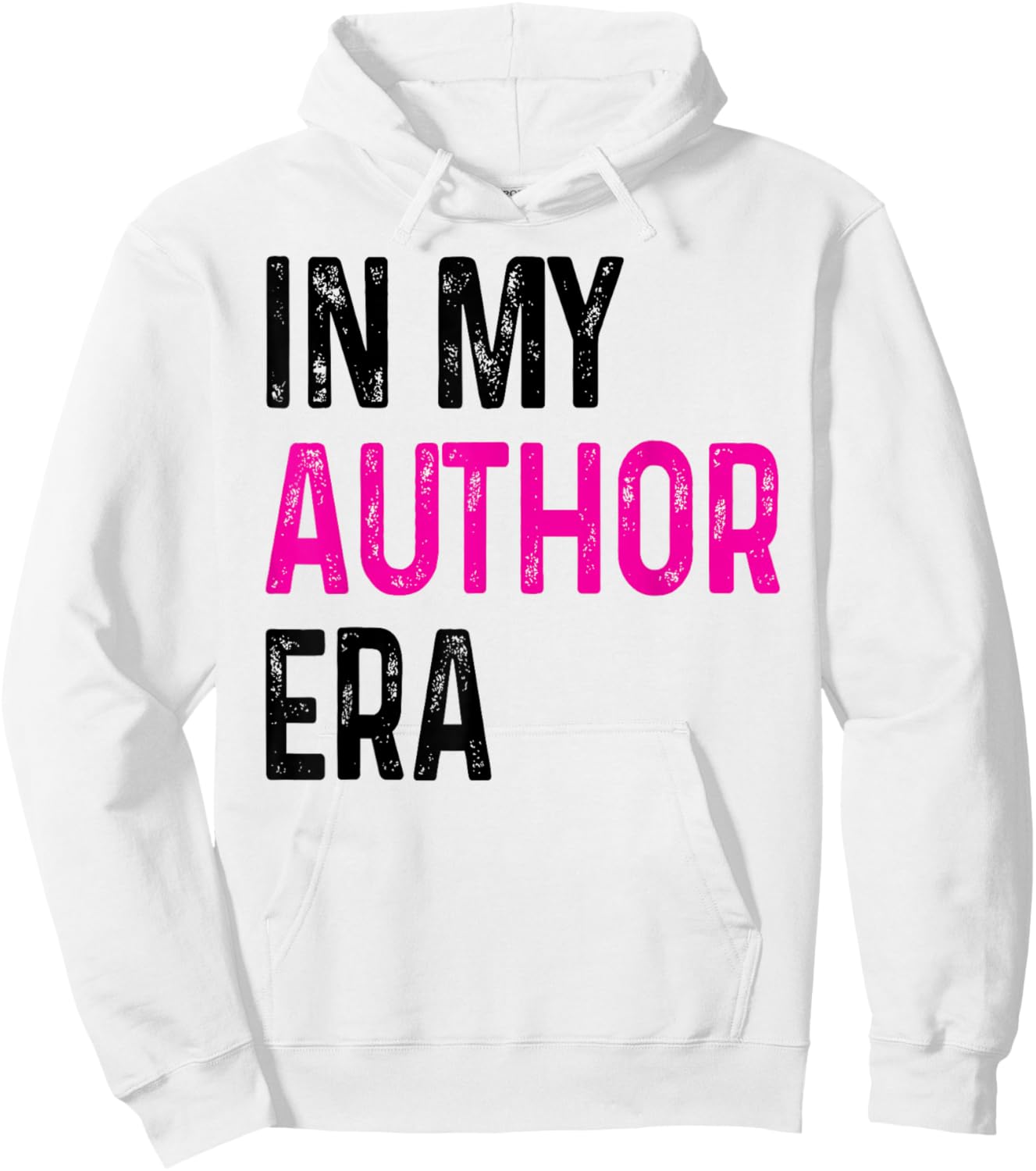 In My Author Era Writer Funny Reading Writing Author Hoodie - Hoodie | White