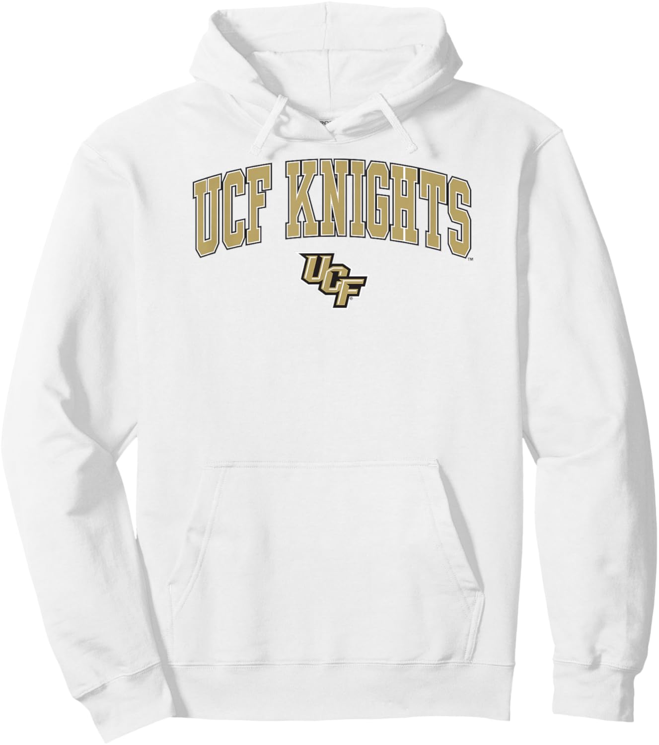 Central Florida Golden Knights Arch Over Gray Hoodie - Hoodie | White
