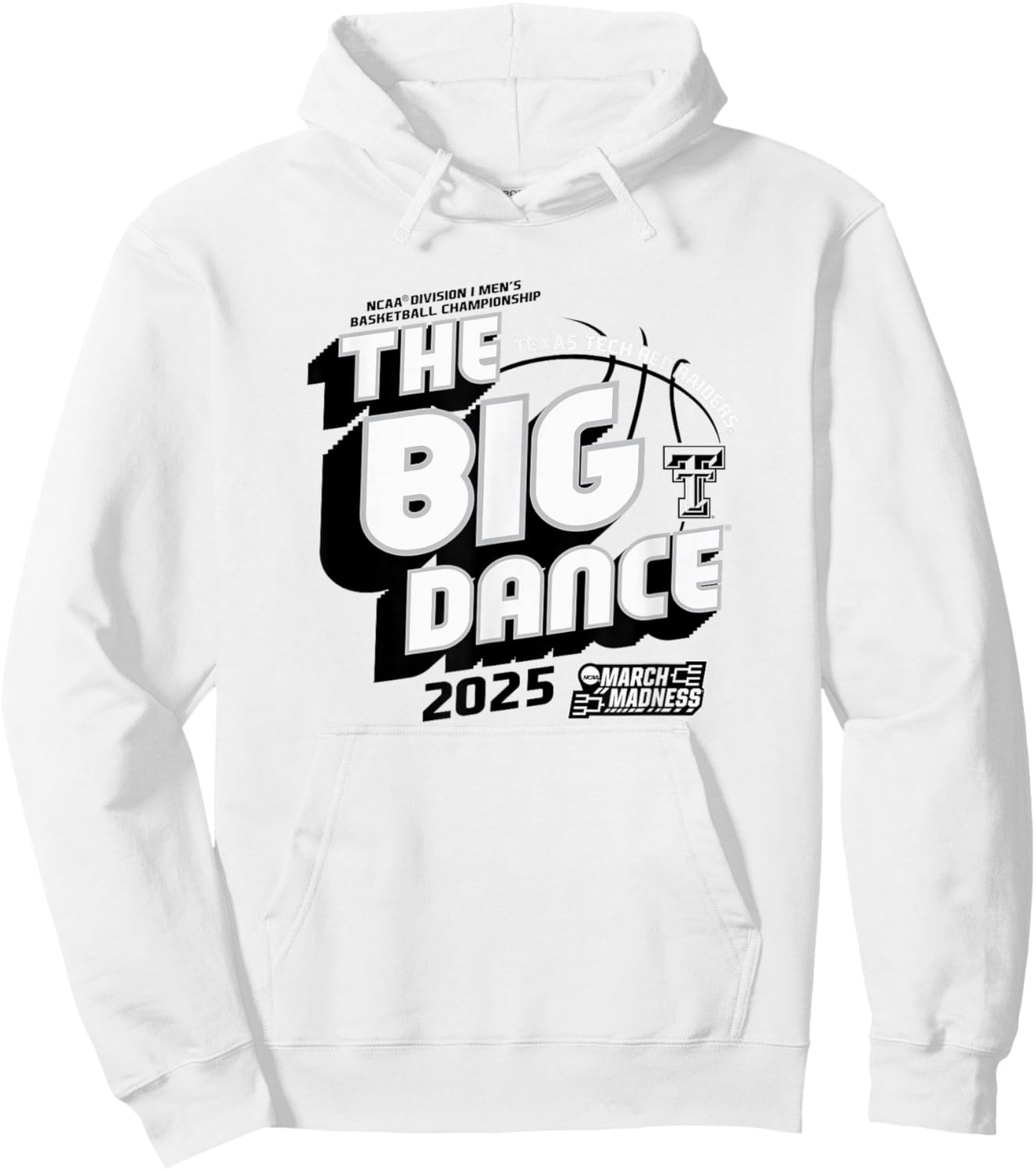 Texas Tech Red Raiders March Madness 2025 Basketball Dance Hoodie - Hoodie | White