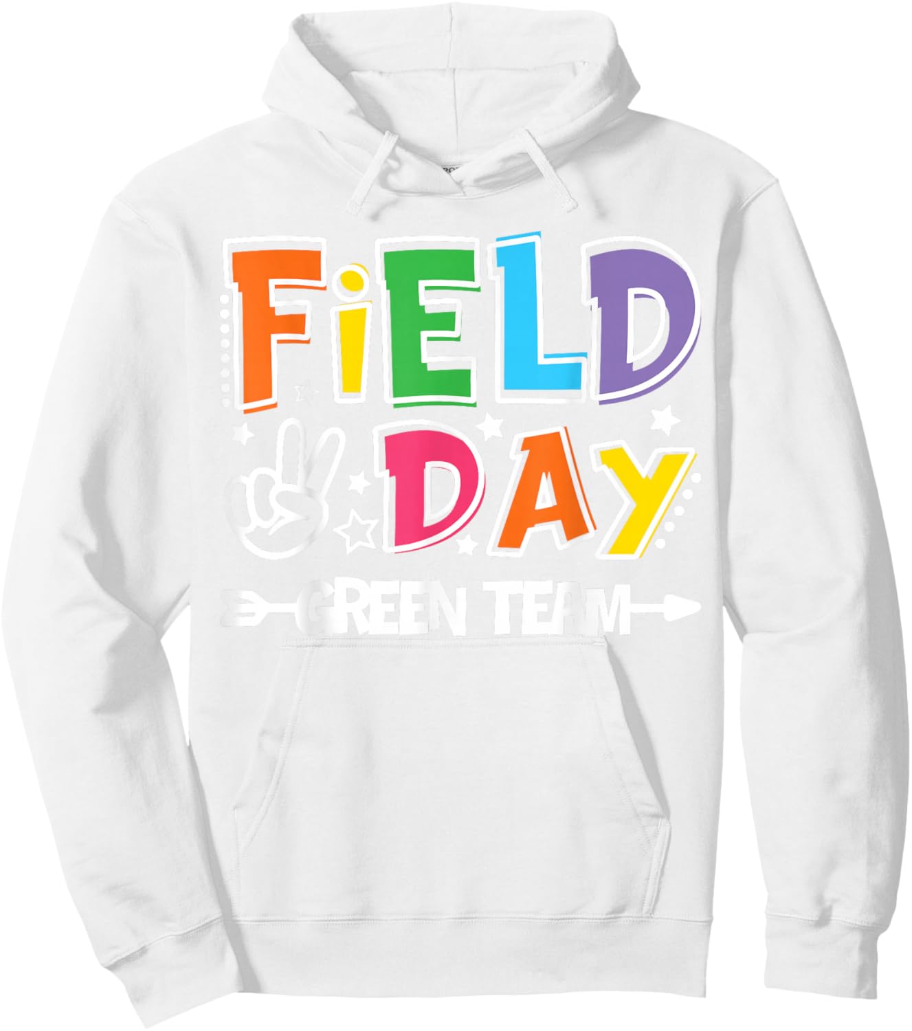 Field Day Green Team Funny for Teacher Kids Field Day Games Hoodie - Hoodie | White