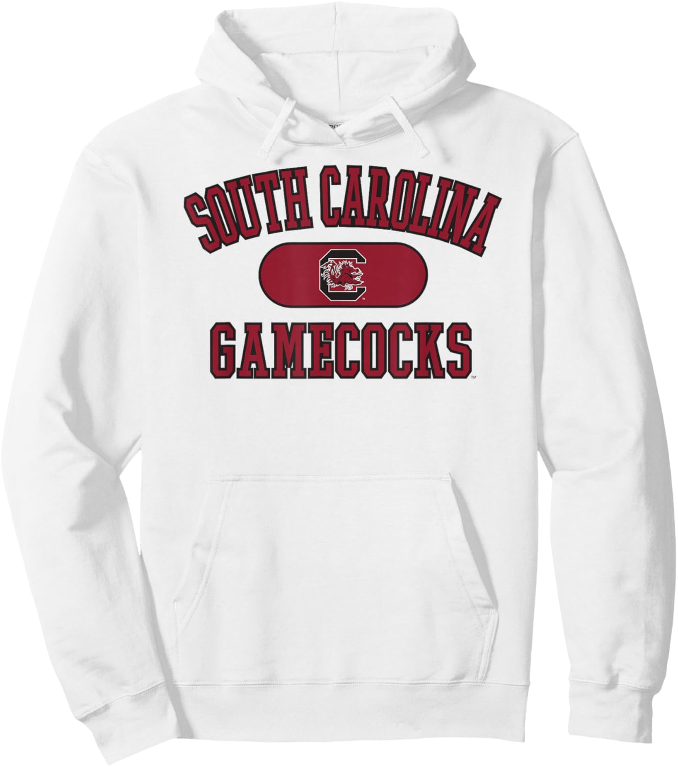 South Carolina Gamecocks Varsity Logo Officially Licensed Hoodie - Hoodie | White
