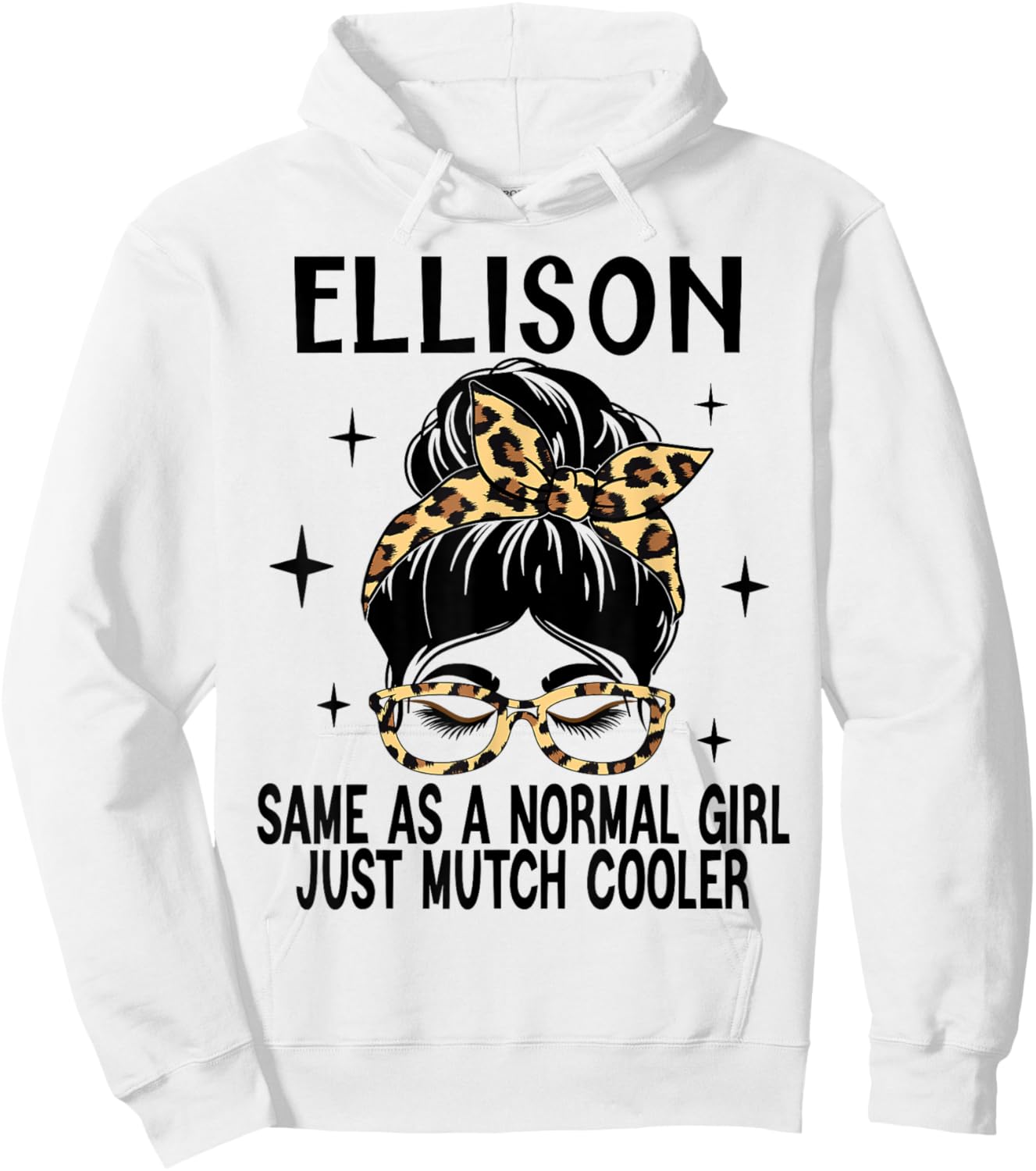 ELLISON Costume Cute Definition Personalized Name ELLISON Hoodie - Hoodie | White