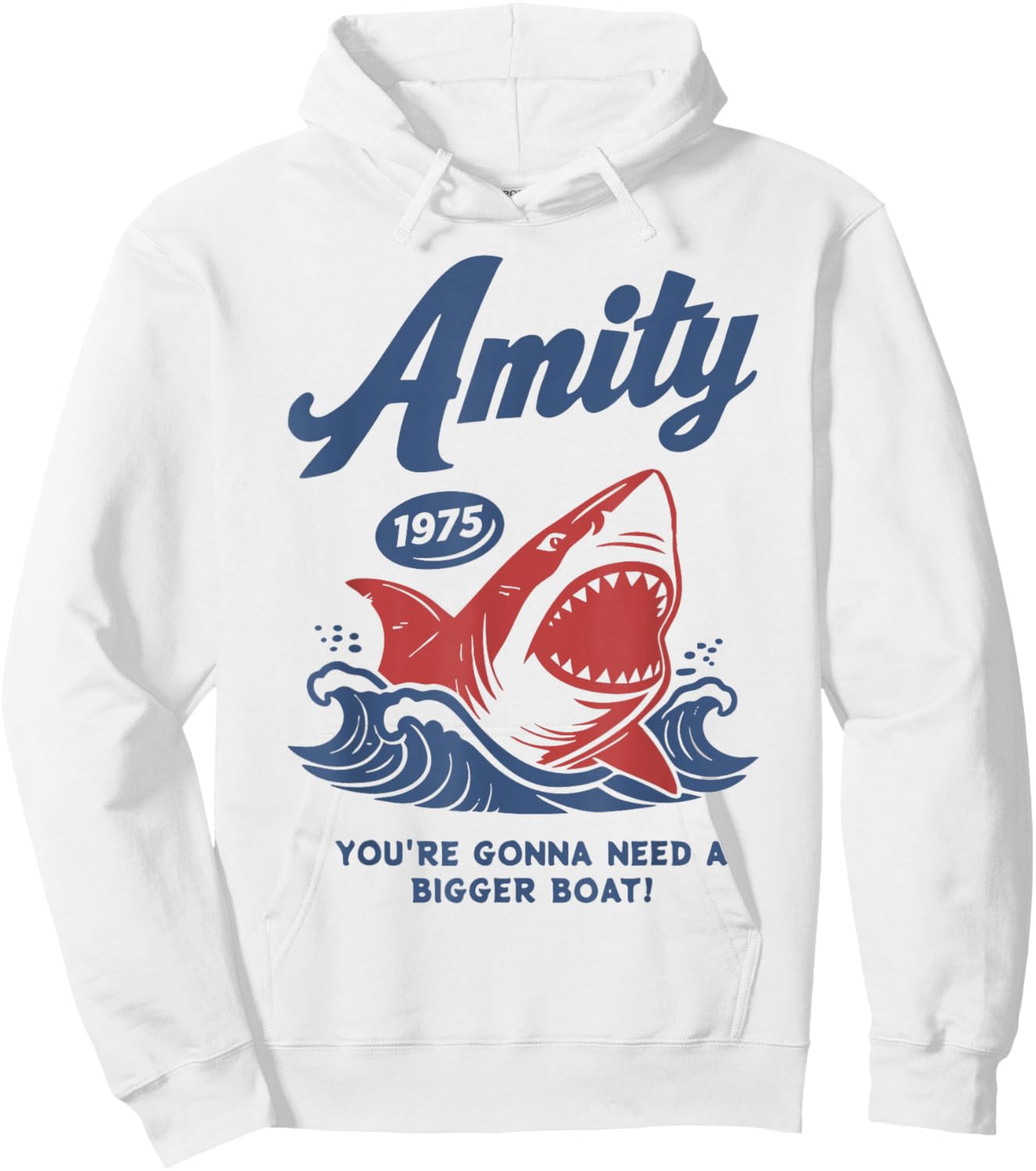 Vintage Amity 1975 Retro Sailboat Sunrise Summer Hoodie - Hoodie | White