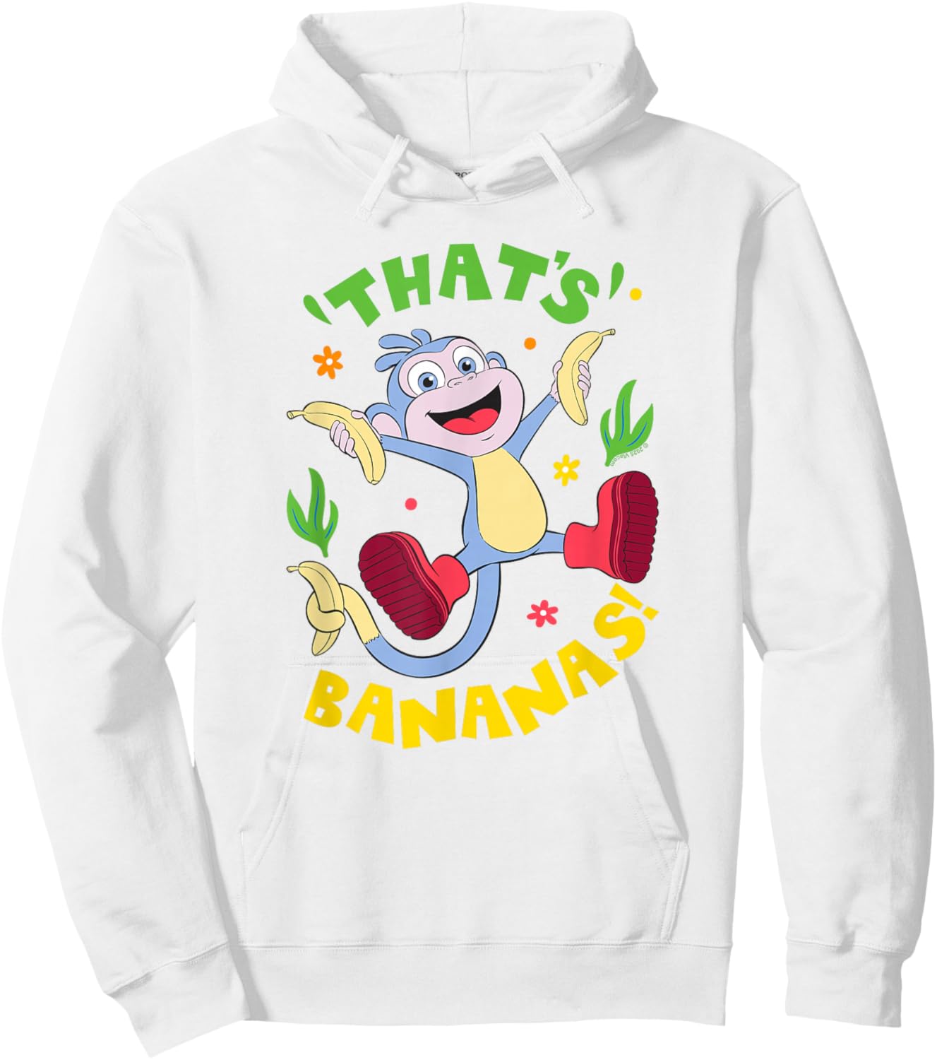 Dora (2024) Boots That's Bananas Hoodie - Hoodie | White