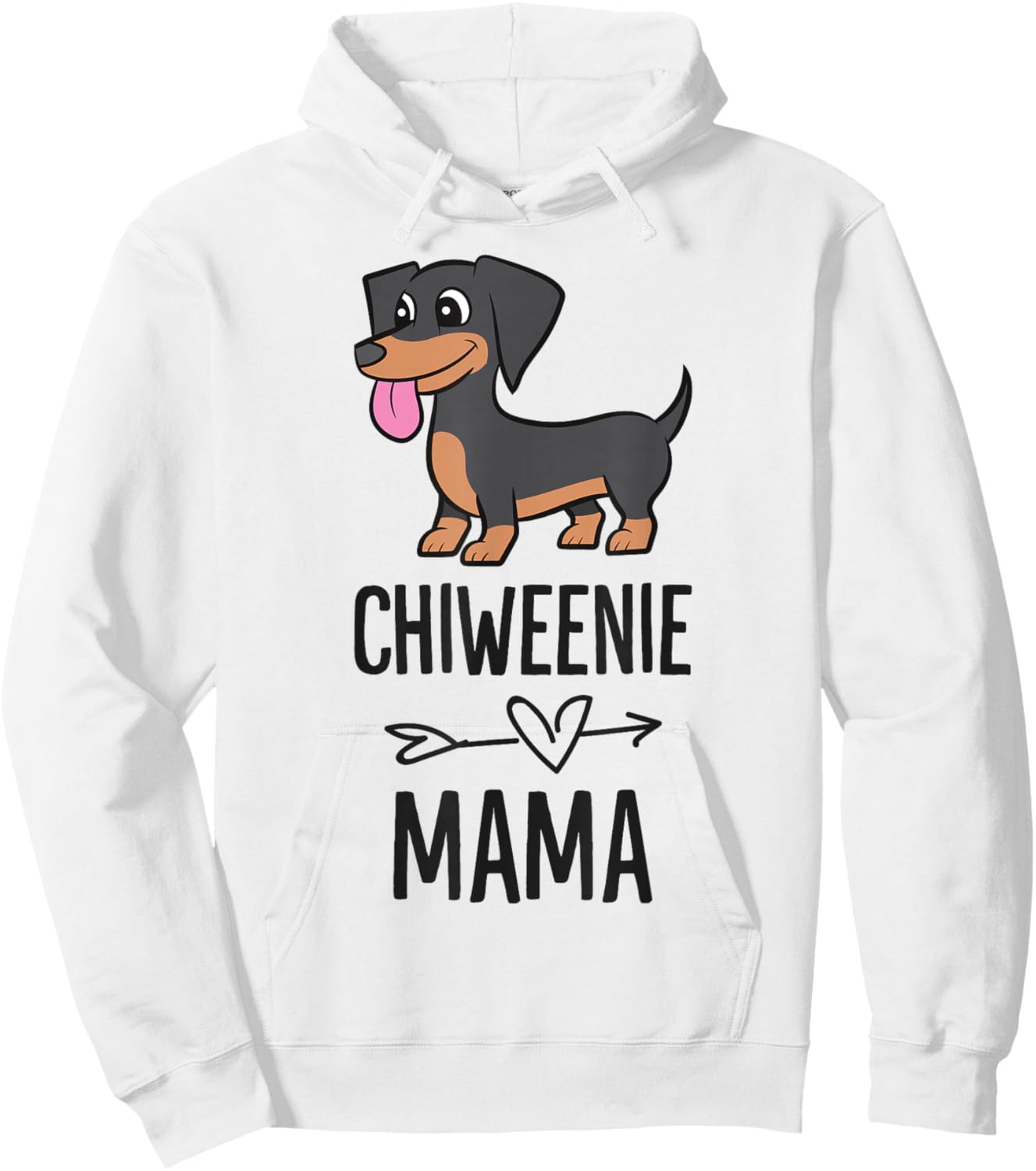 Chiweenie Mama Cute Chiweenie Dog Hoodie - Hoodie | White