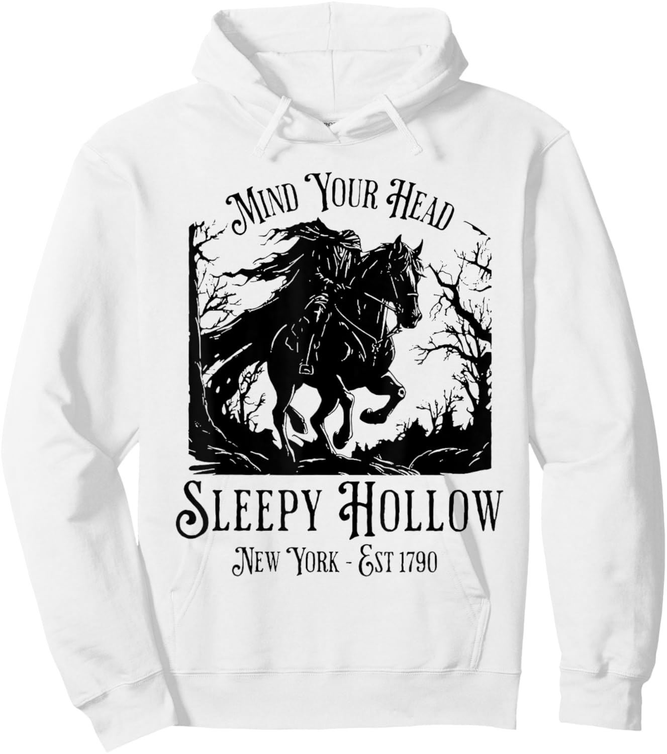 Sleepy Hollow New York Vintage Hoodie - Hoodie | White