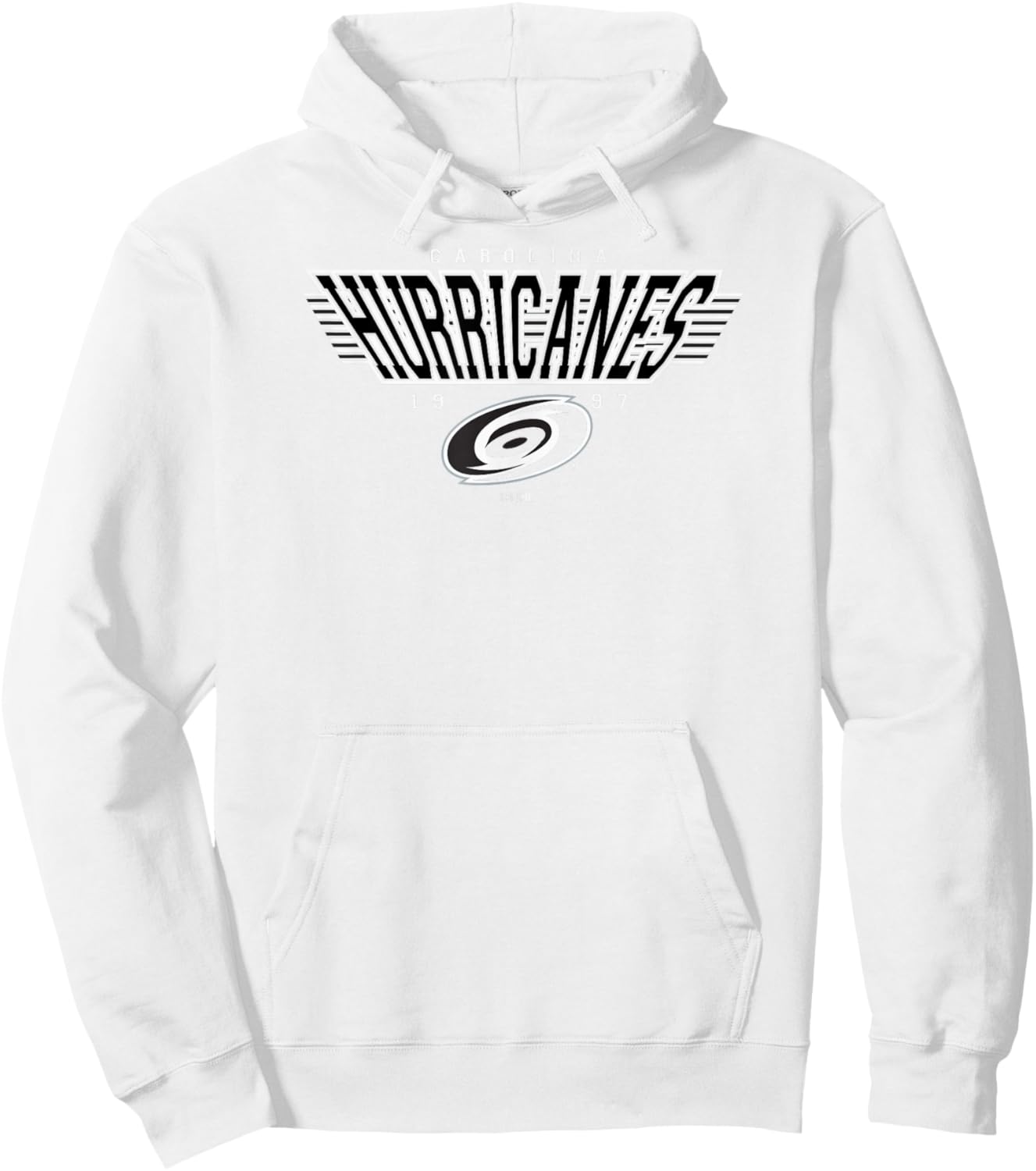 Carolina Hurricanes Laser Red NHL Officially Licensed Hoodie - Hoodie | White