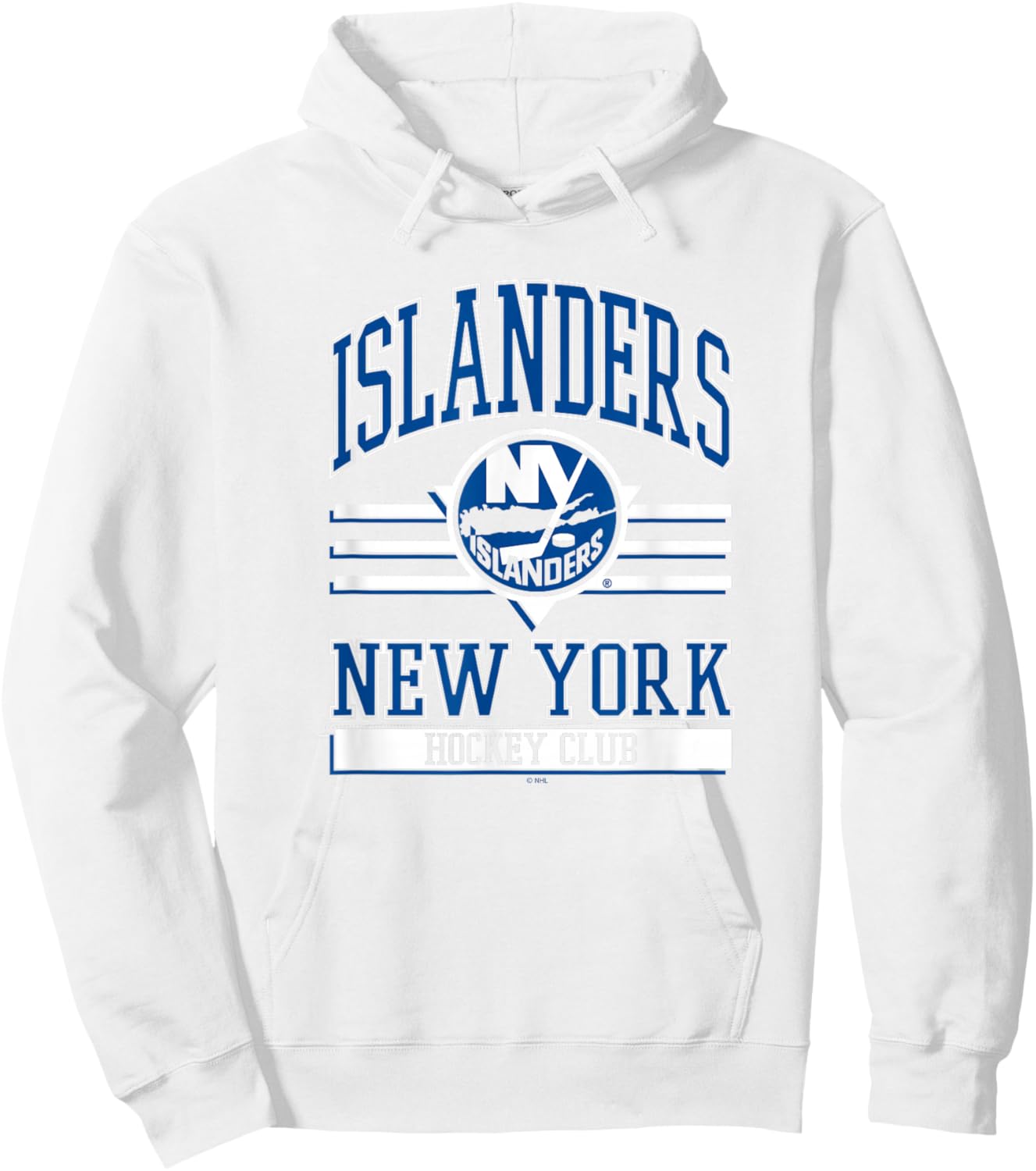 New York Islanders Hockey Club Orange Officially Licensed Hoodie - Hoodie | White