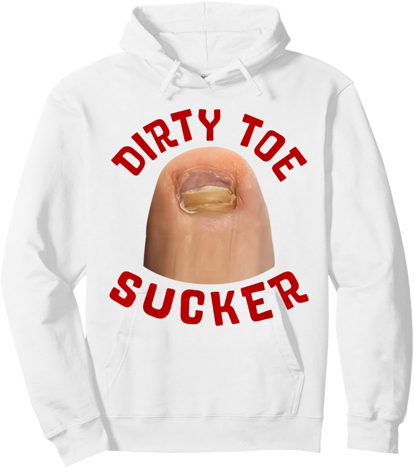 Adult Humor Hoodie - Hoodie | White
