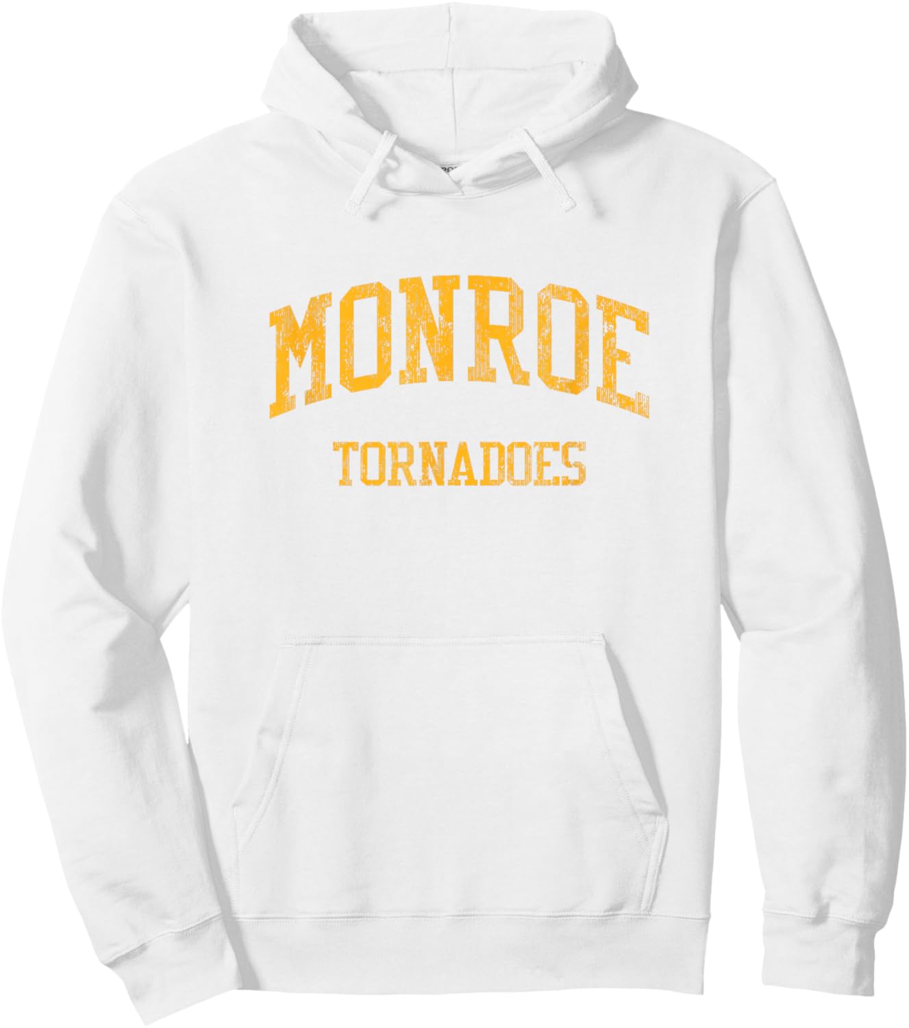 Monroe High School HS Albany GA Vintage Sports Hoodie - Hoodie | White