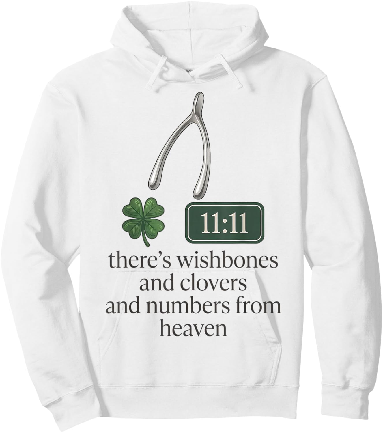 Theres Wishbones Clovers Retro Conan Gift Women Kids Hoodie - Hoodie | White