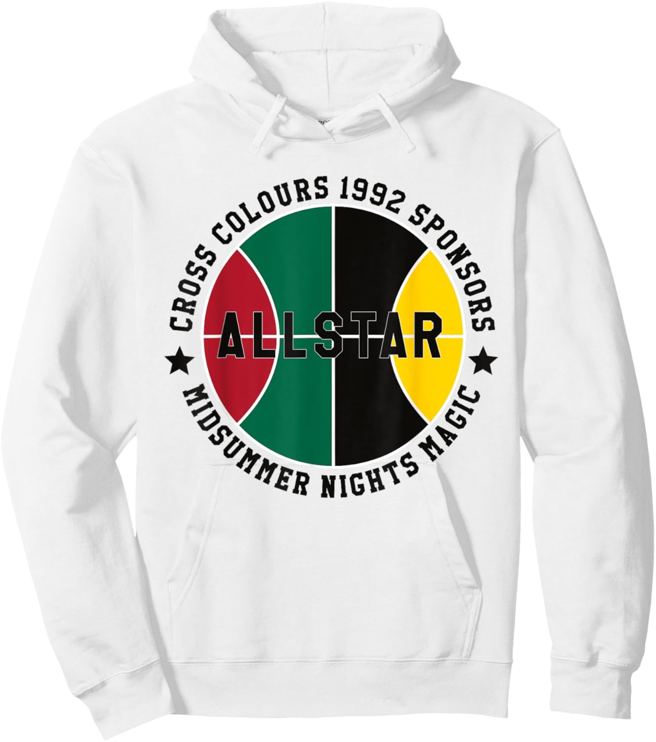 All State Basketball Magic | 1990's Vintage Retro Graphic Hoodie - Hoodie | White