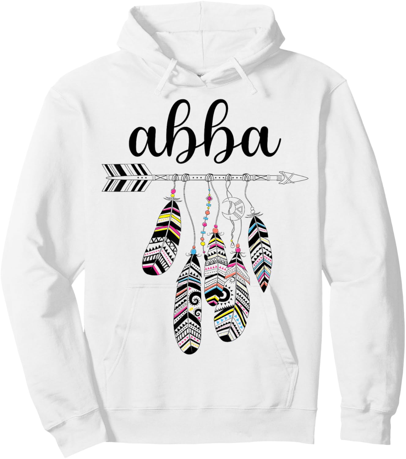 Abba Name Women Men Kids Abba Birthday Shirt Gift Abba Name Hoodie - Hoodie | White