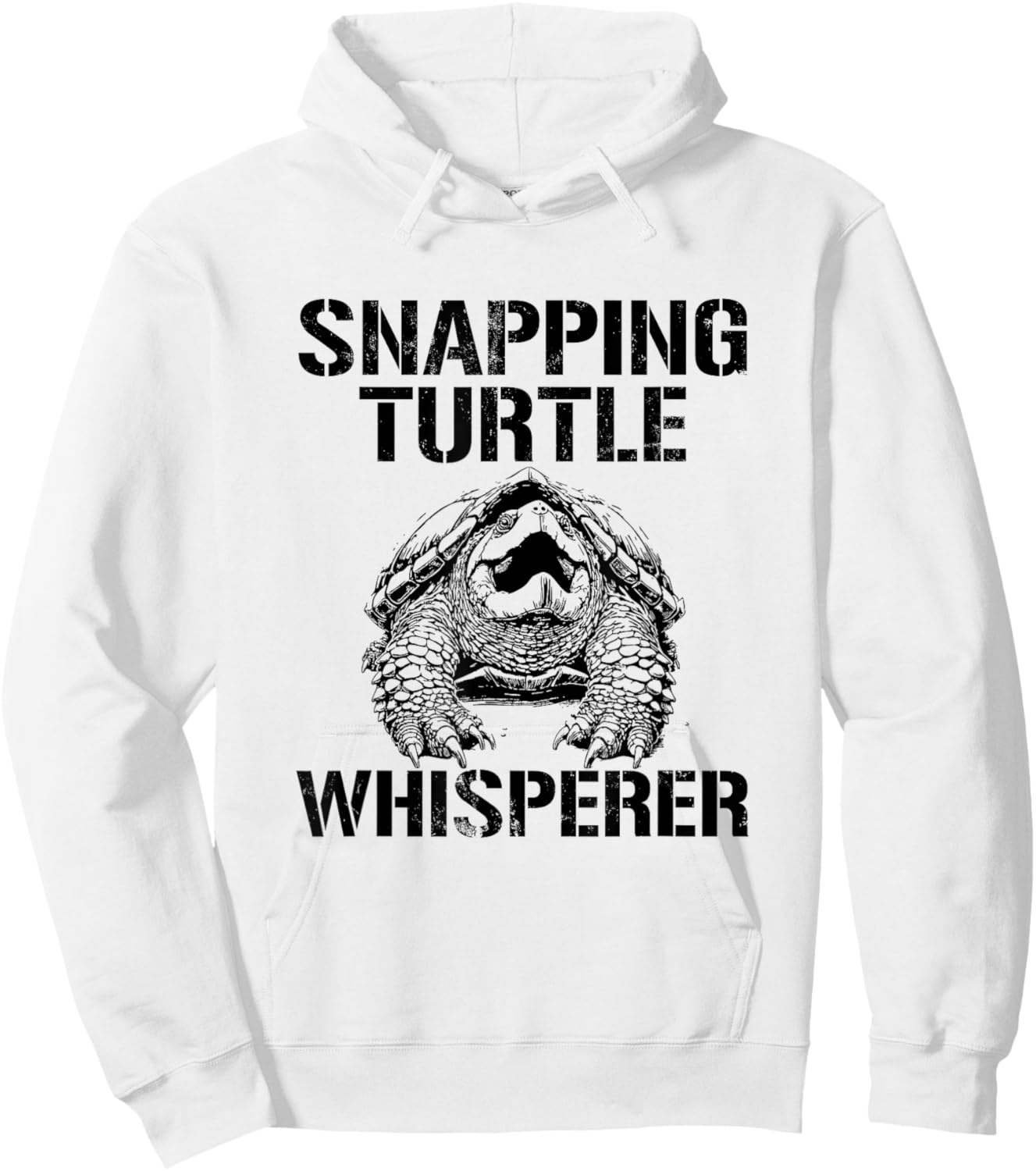 Snapping Turtle Whisperer, Snapping Turtle Hoodie - Hoodie | White
