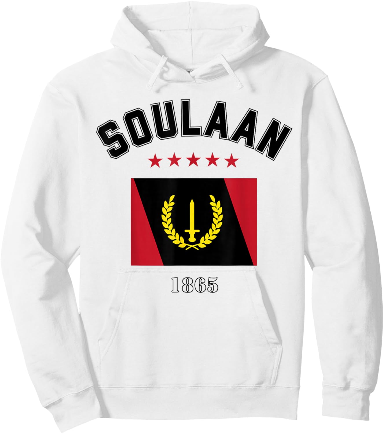 Soulaan Flag Hoodie - Hoodie | White